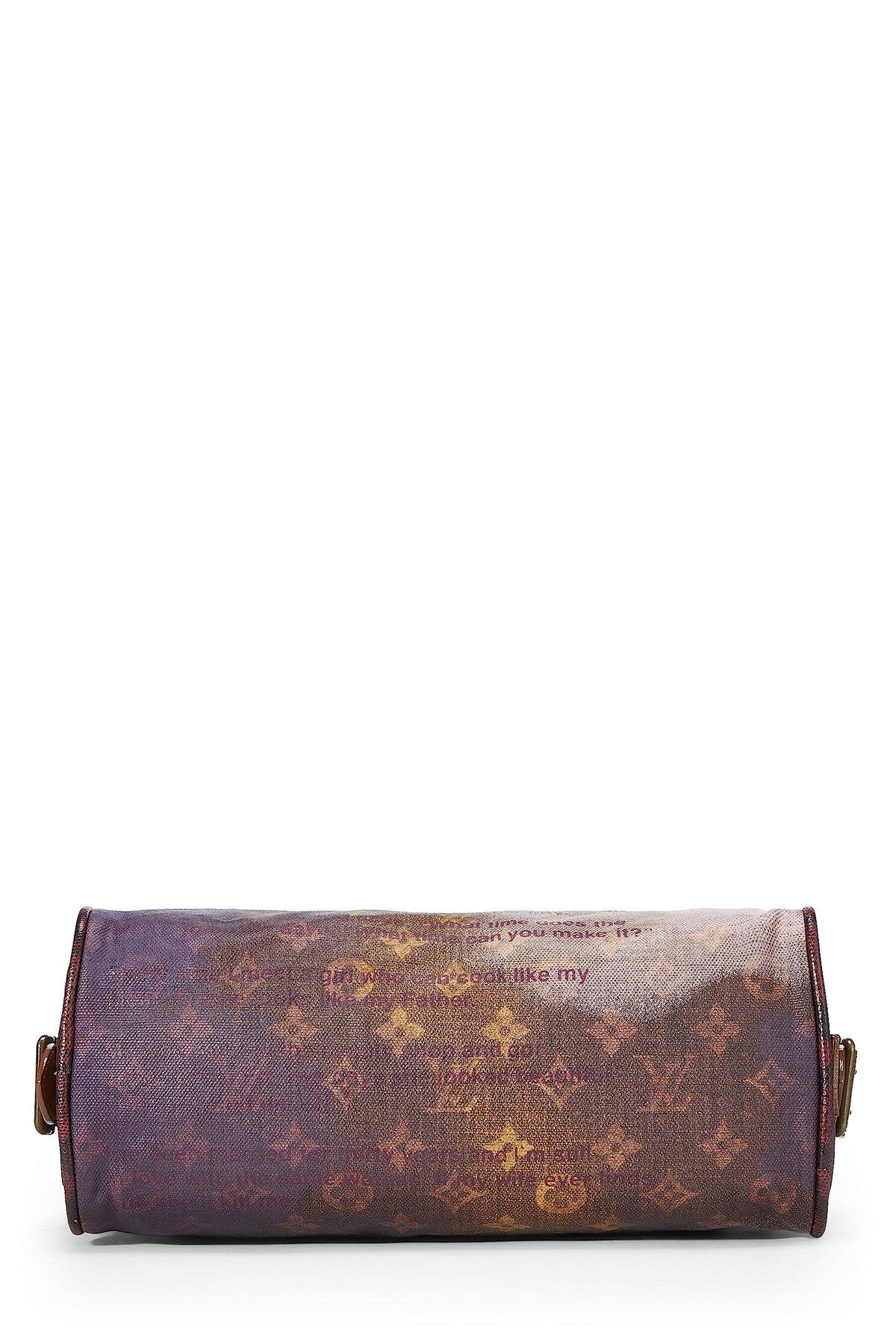 Louis Vuitton,  Richard Prince x Louis Vuitton Purple Monogram Graduate Jokes Bag, Multi