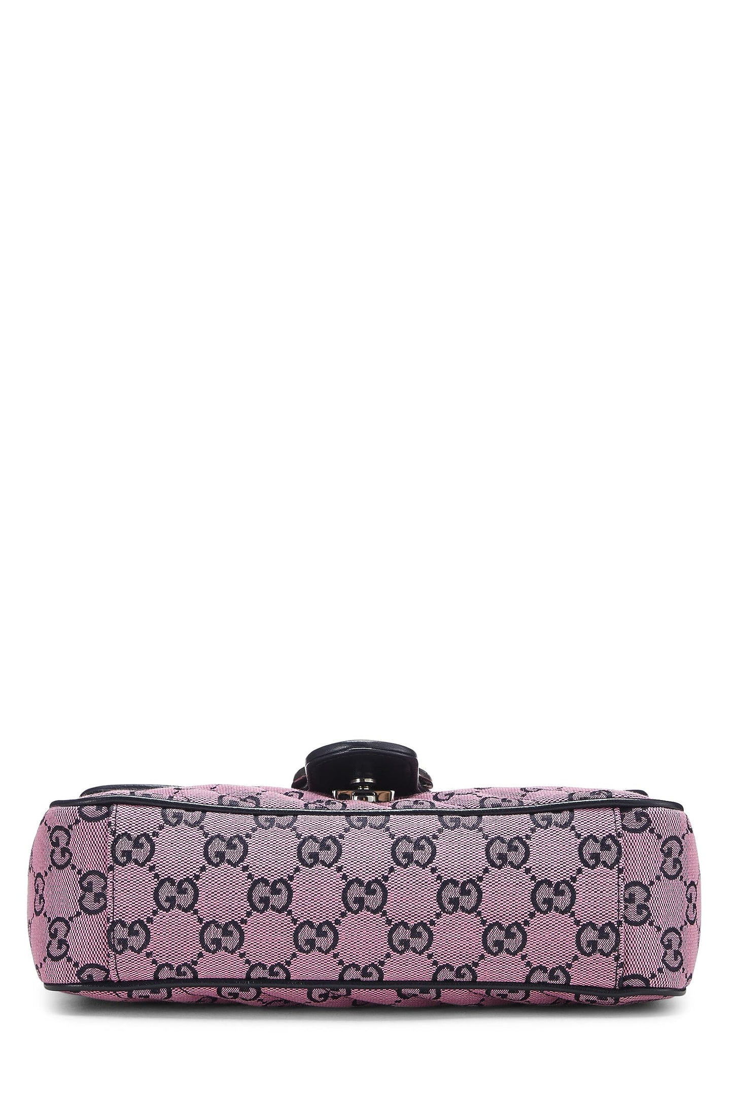 Gucci, Pink Canvas GG Marmont Shoulder Bag Small, Pink
