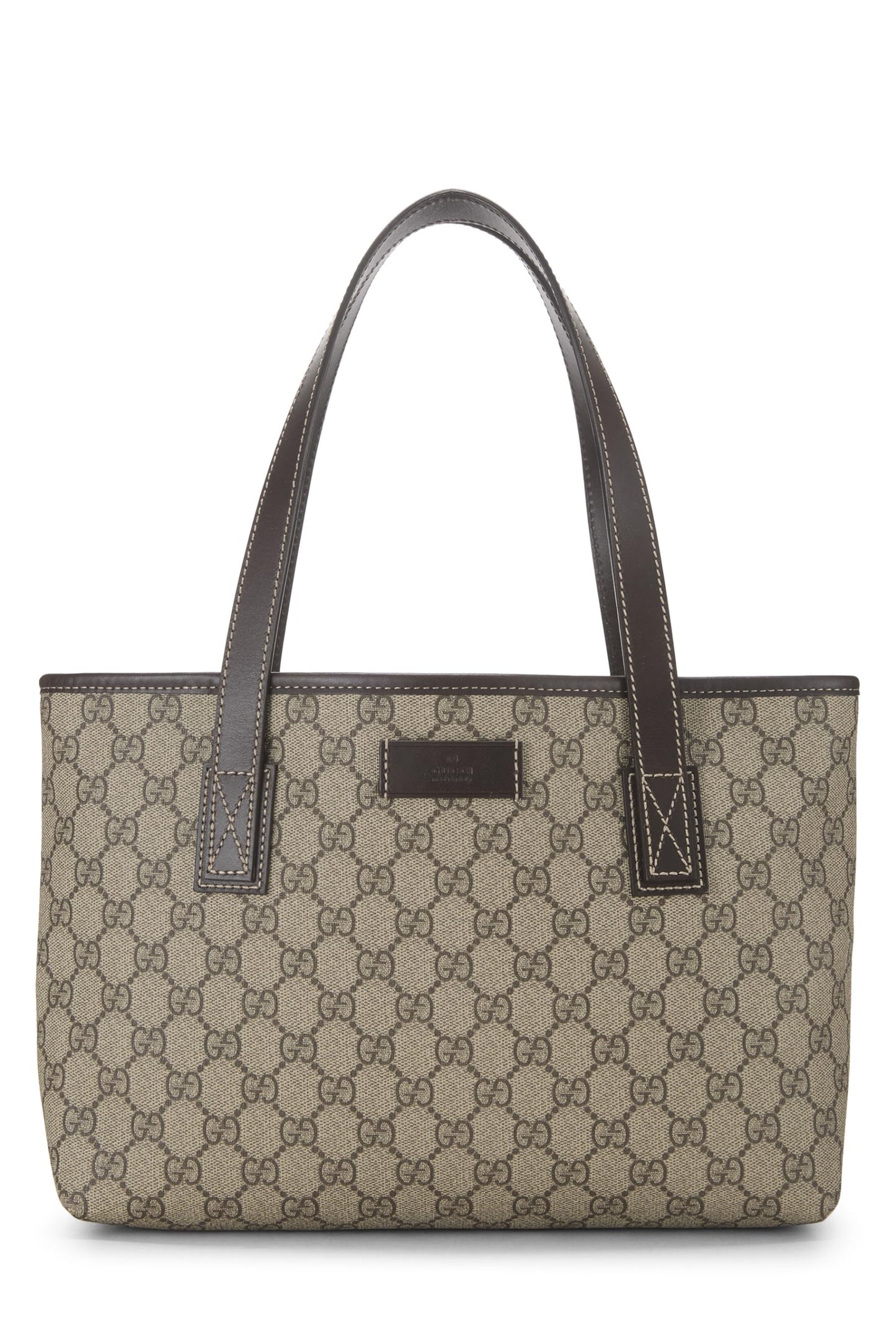 Gucci, Original GG Supreme Canvas Tote Small, Brown
