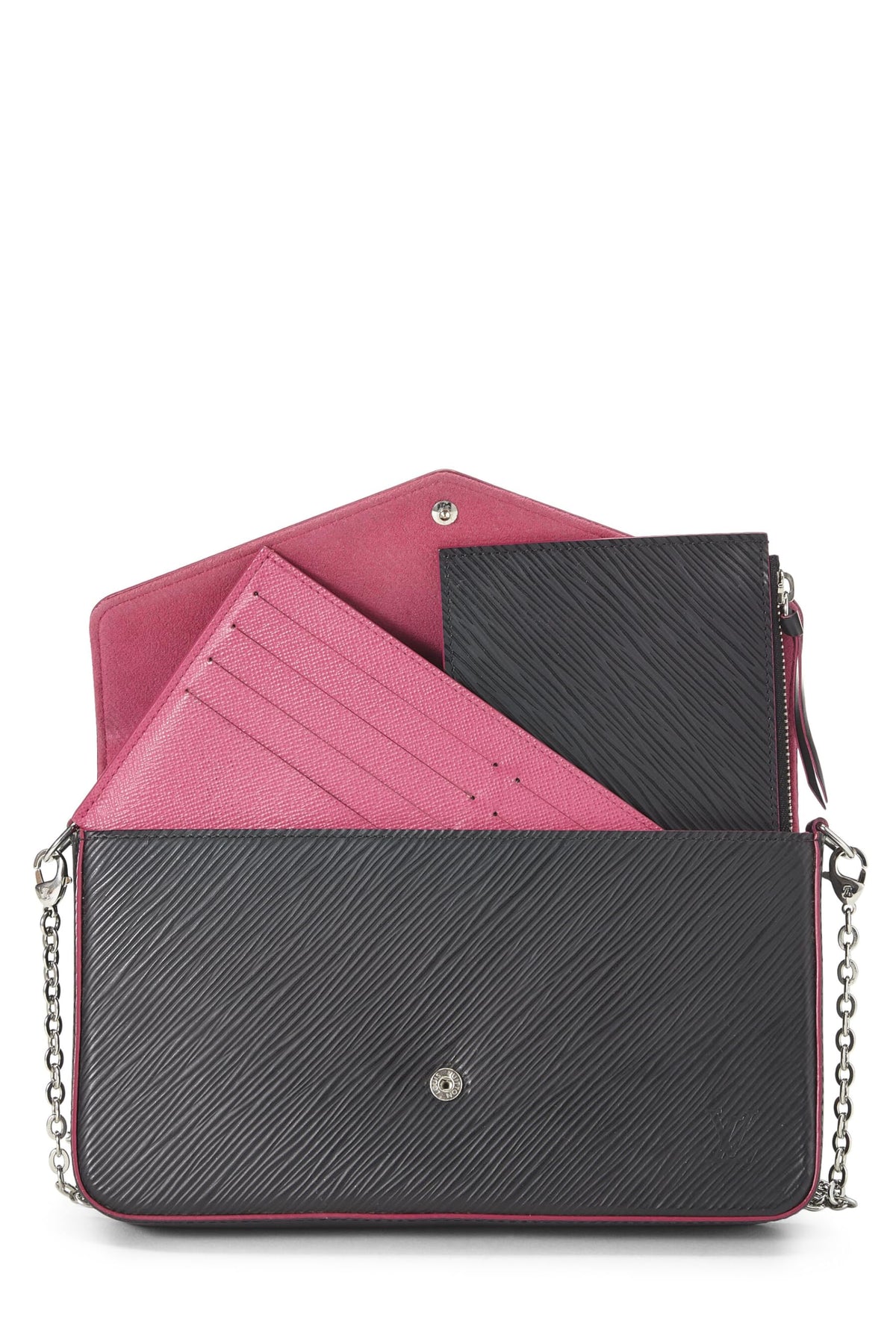 Louis Vuitton,  Black Epi Pochette Felicie, Black