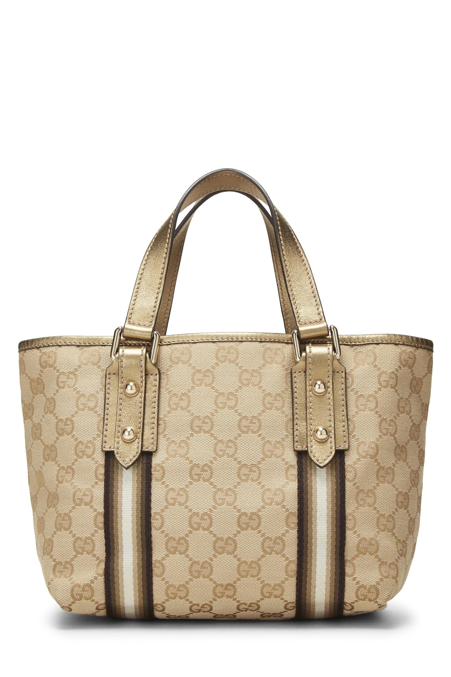 Gucci, Gold GG Canvas Jolicoeur Tote Small, Gold