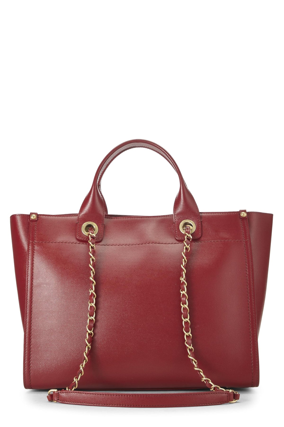 Chanel,  Red Leather Deauville Small, Red