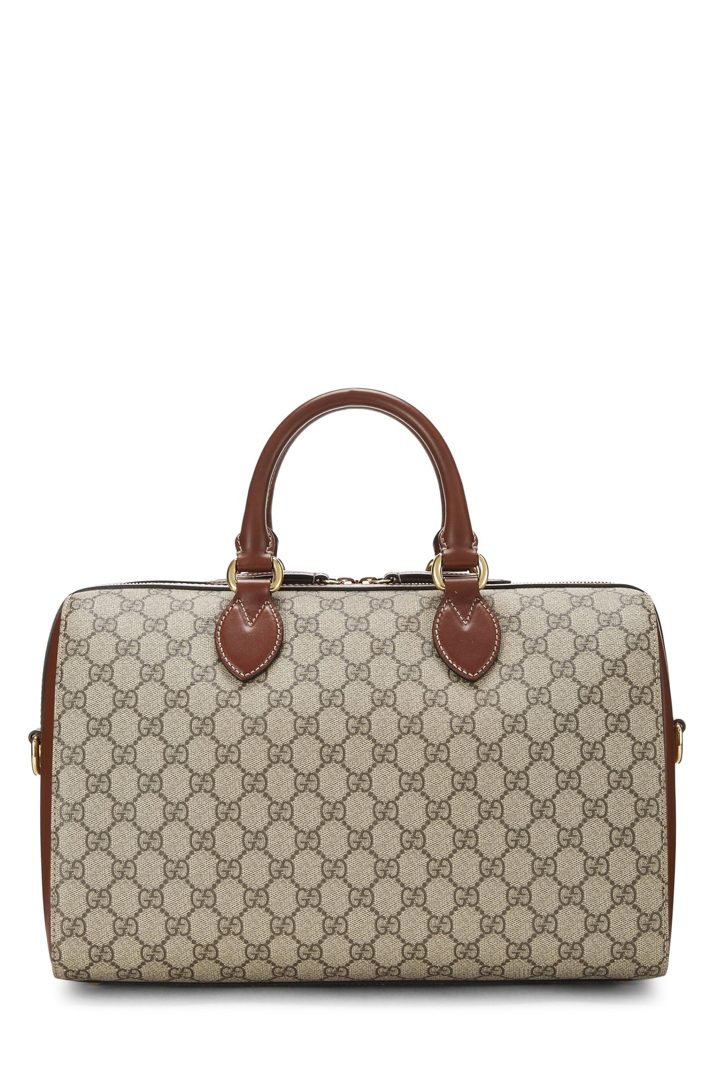 Gucci, Original GG Supreme Canvas Boston Handbag, Brown