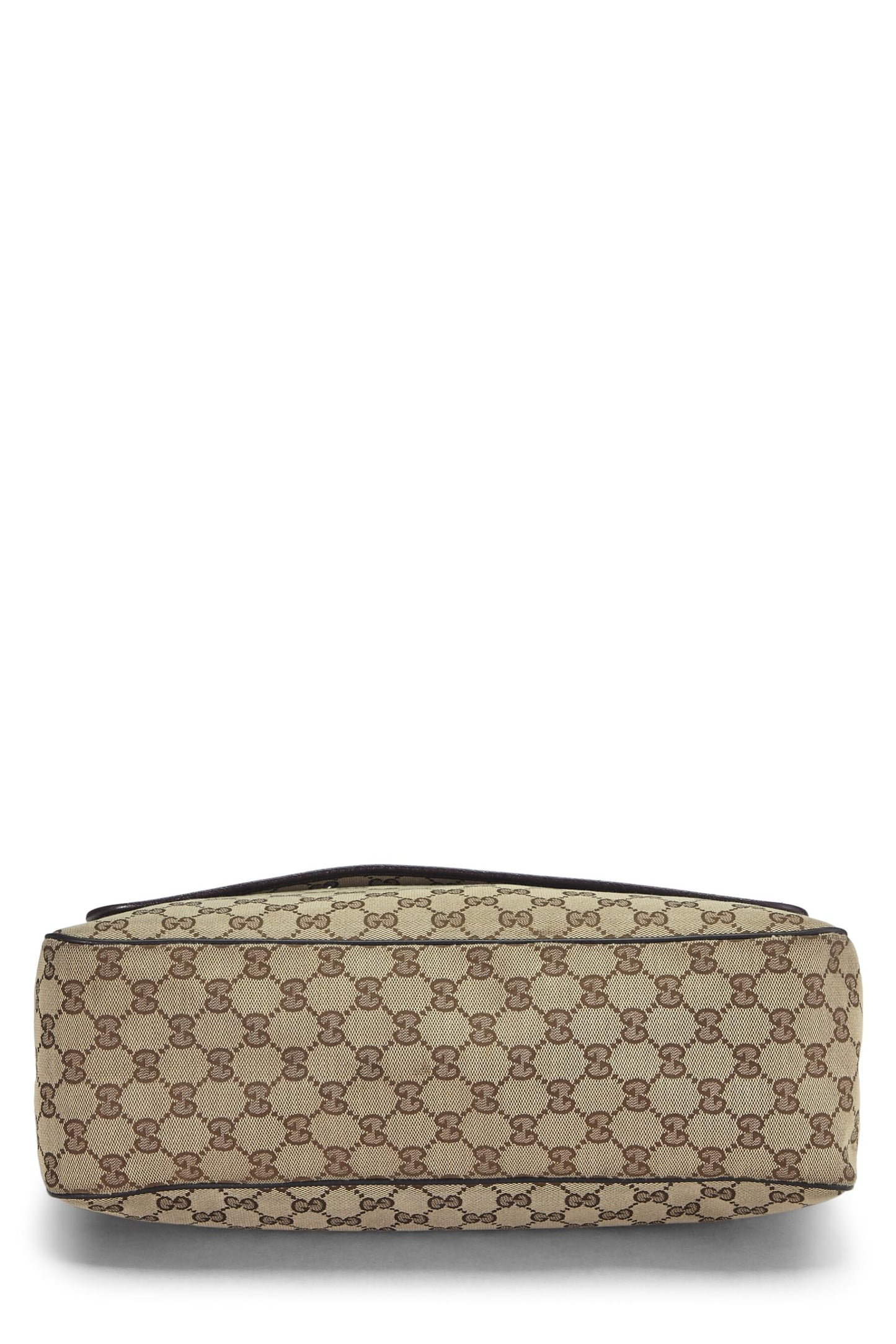 Gucci, Original GG Canvas Buckle Flap Messenger, Brown