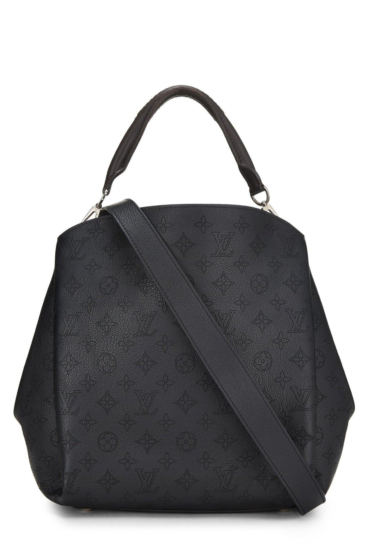 Louis Vuitton,  Black Monogram Mahina Babylone PM NM, Black