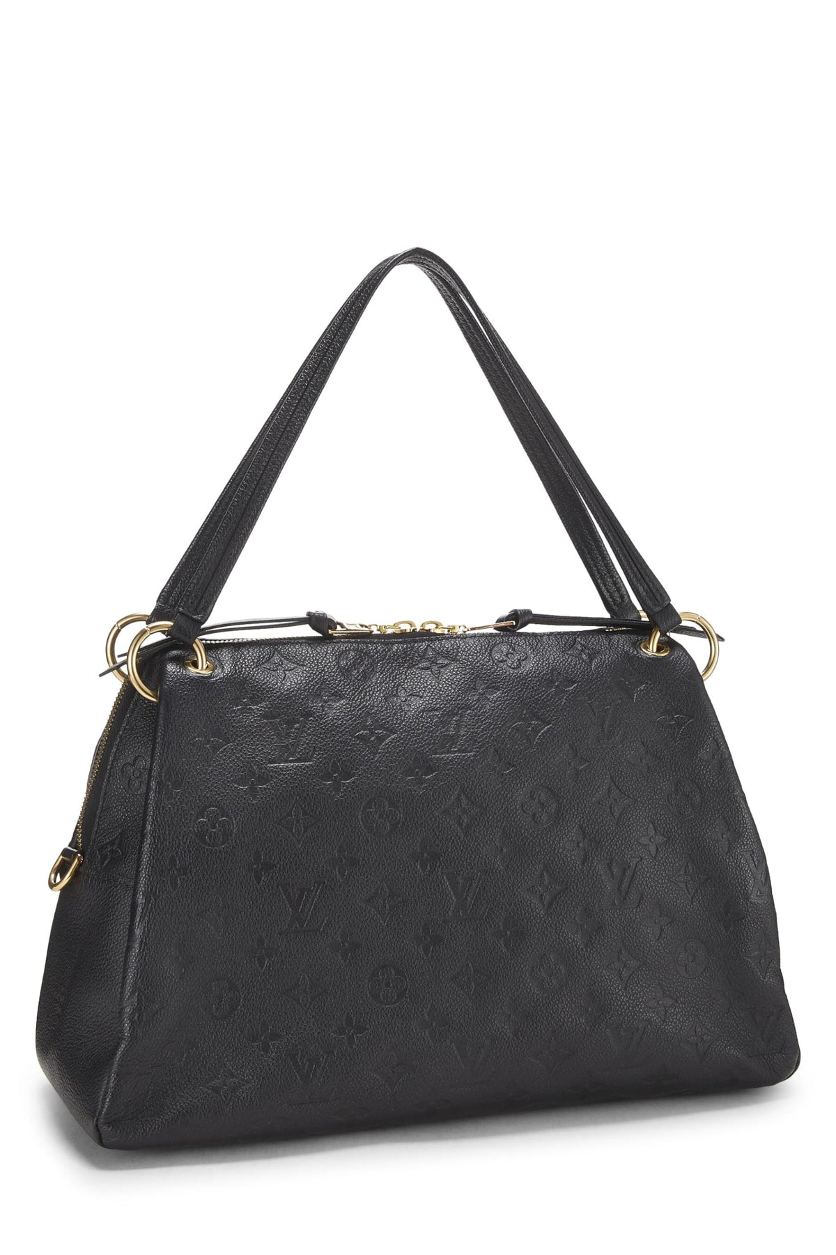 Louis Vuitton,  Black Monogram Empreinte Ponthieu PM, Black