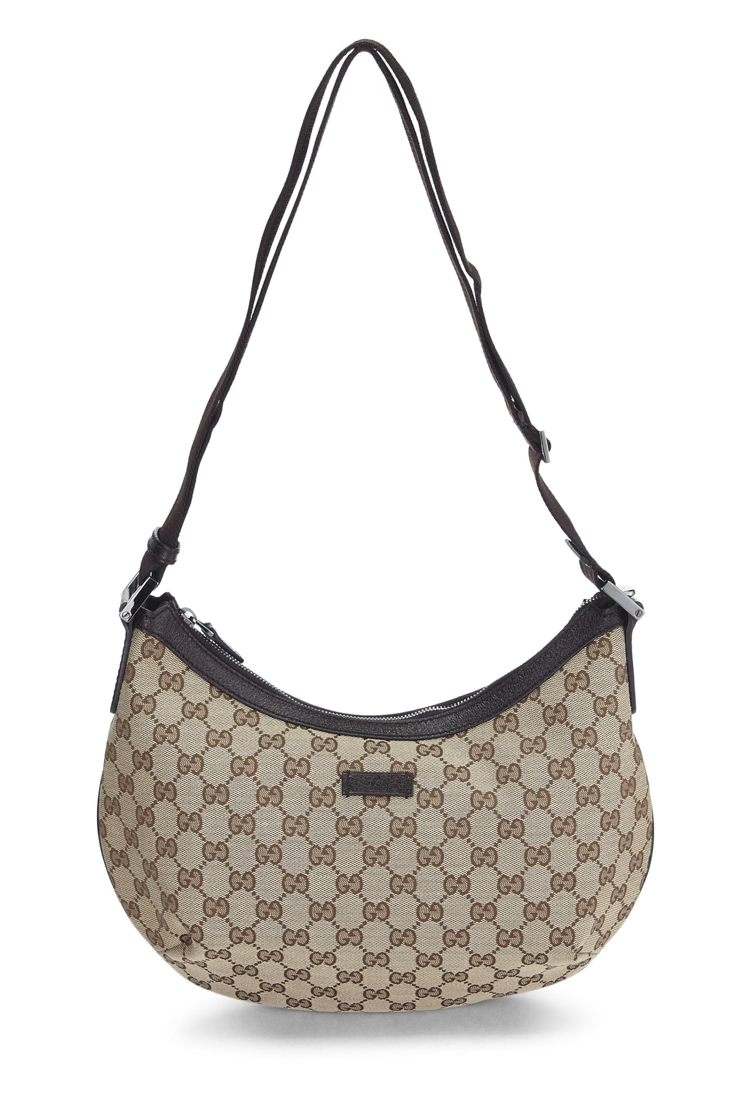 Gucci, Original GG Canvas Round Messenger, Brown