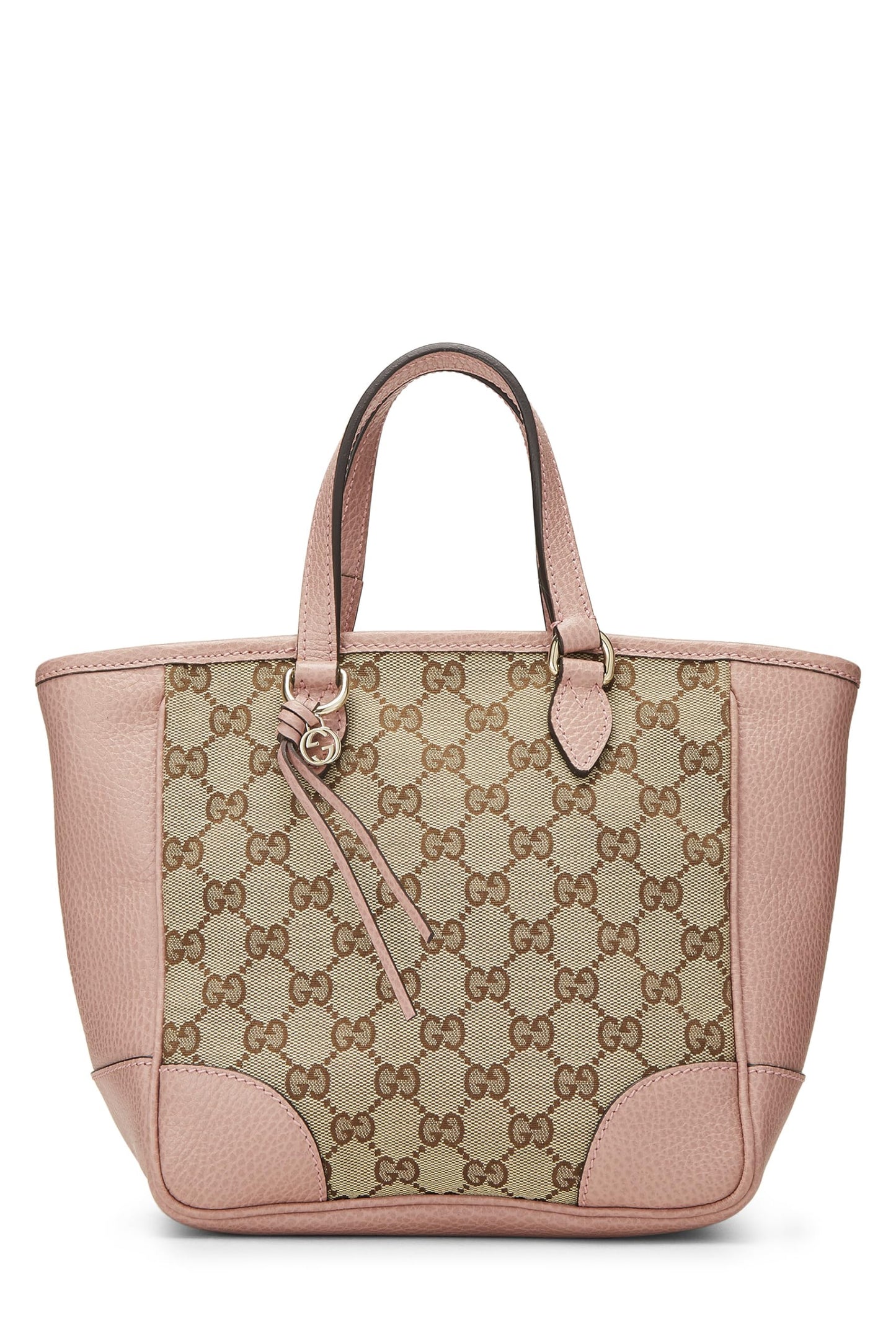 Gucci, Pink Original GG Canvas Bree Top Handle Tote Small, Pink