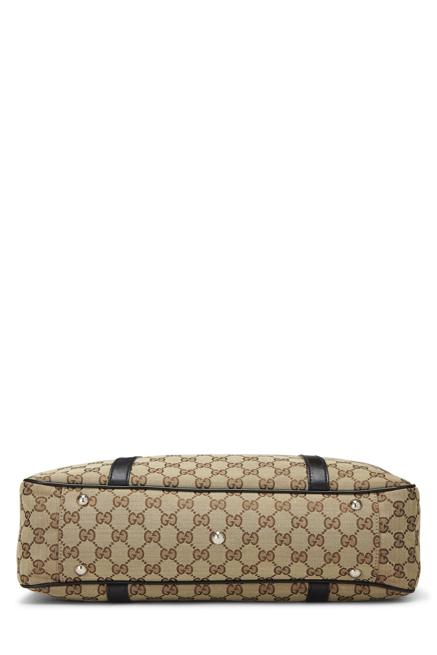 Gucci, Black Original GG Canvas Twins Tote, Black