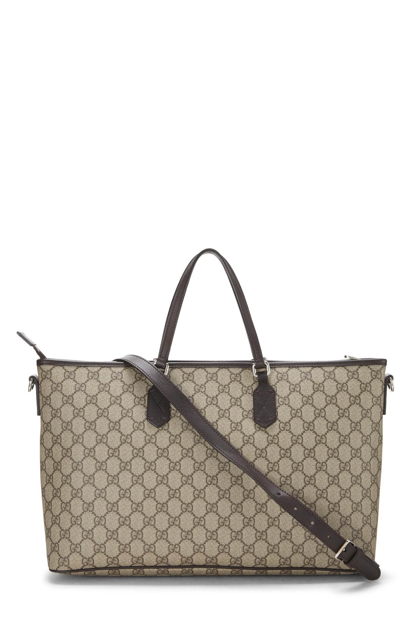 Gucci, Original GG Supreme Canvas Tote Large, Brown