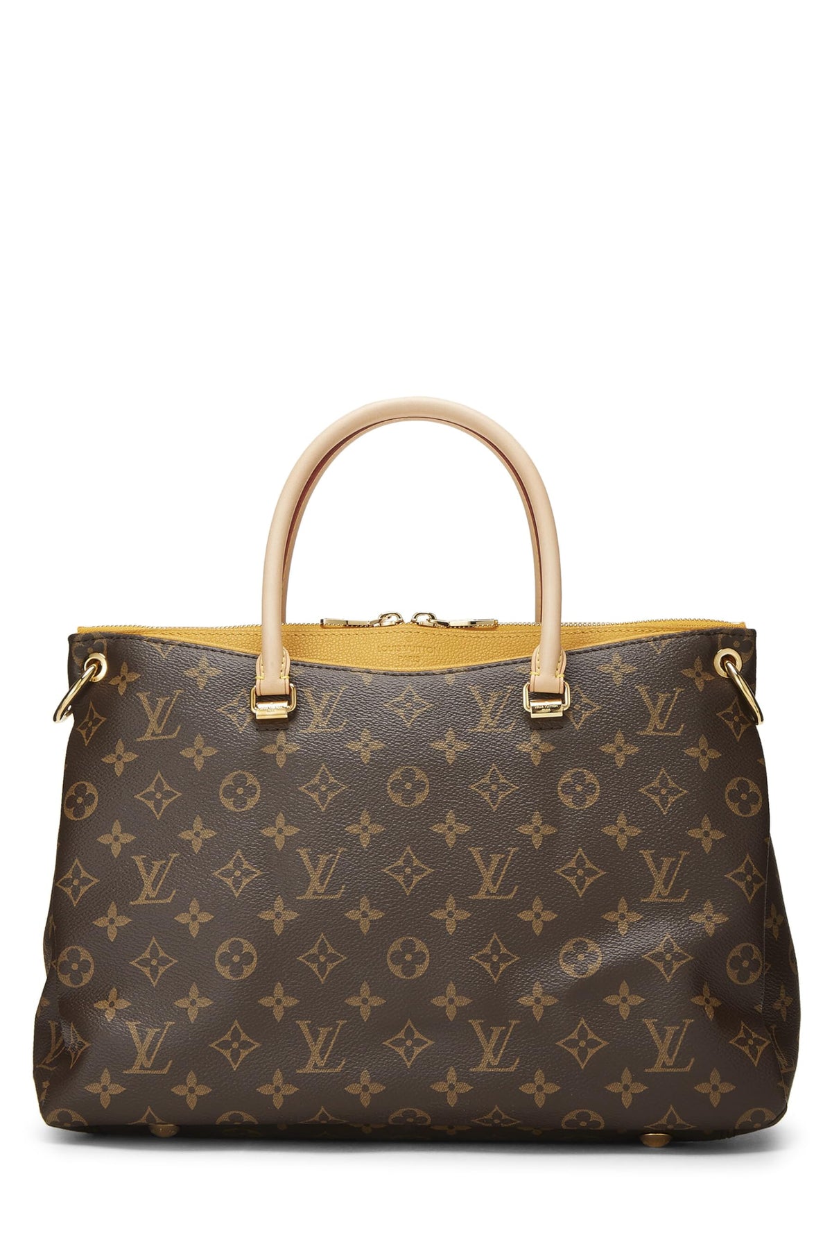 Louis Vuitton,  Yellow Monogram Canvas Pallas, Yellow