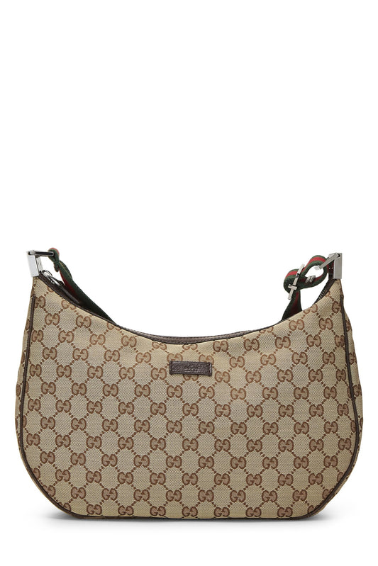 Gucci, Original GG Canvas Web Messenger, Brown