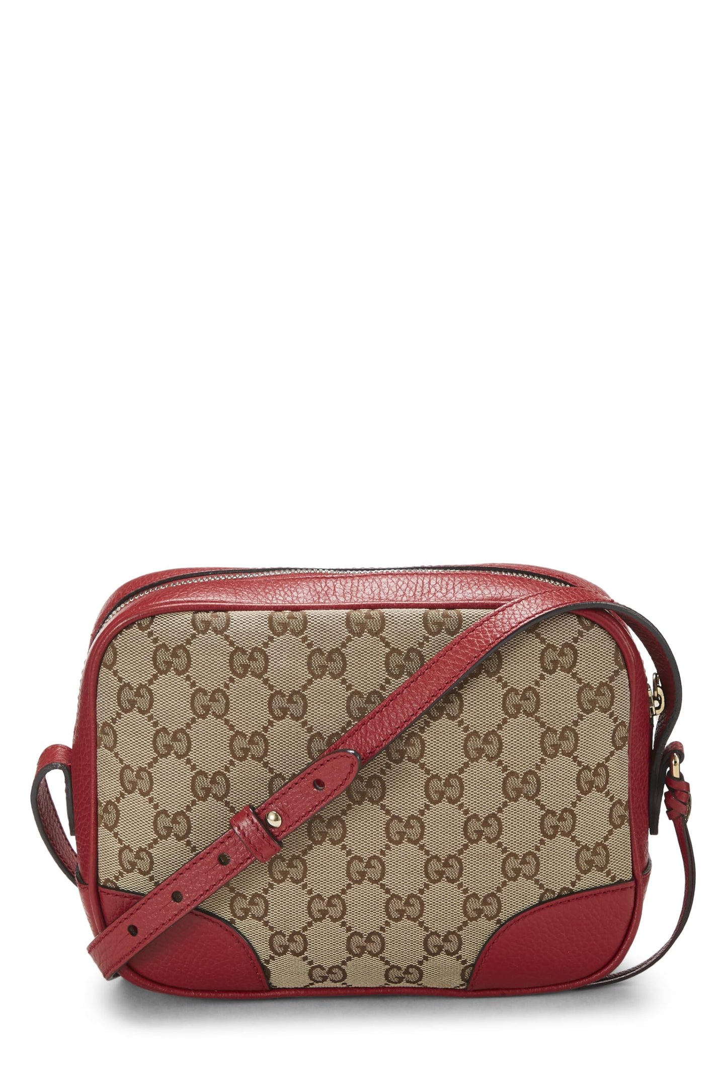Gucci, Red Original GG Canvas Bree Crossbody Mini, Red