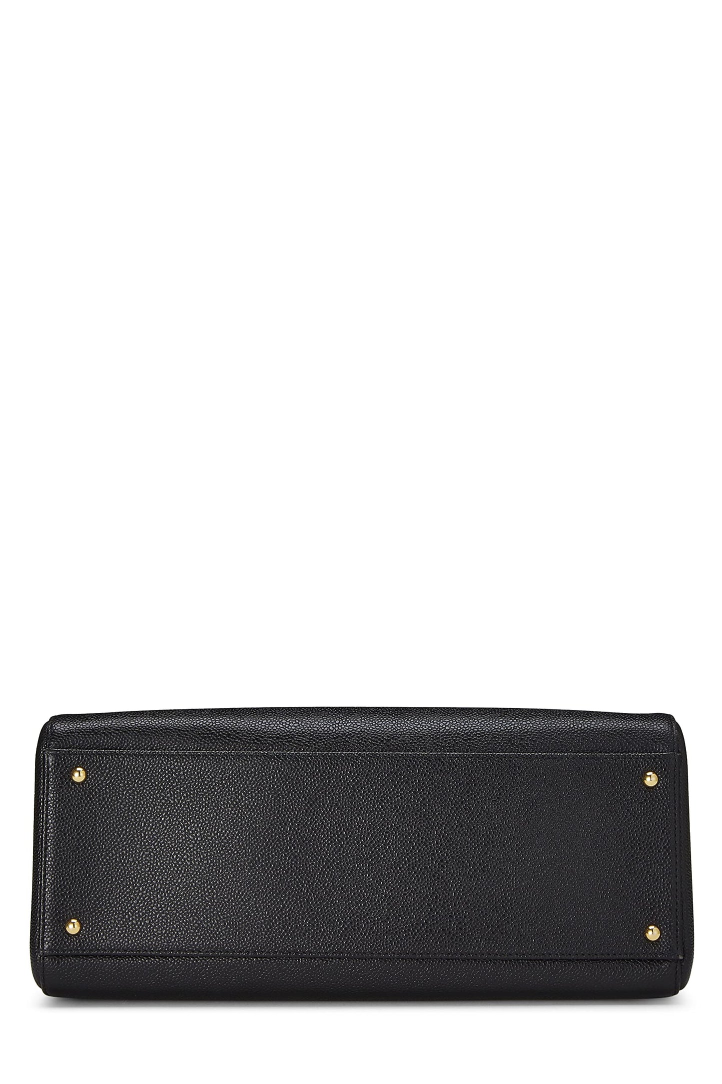 Chanel,  Black Caviar Zip Tote Small, Black