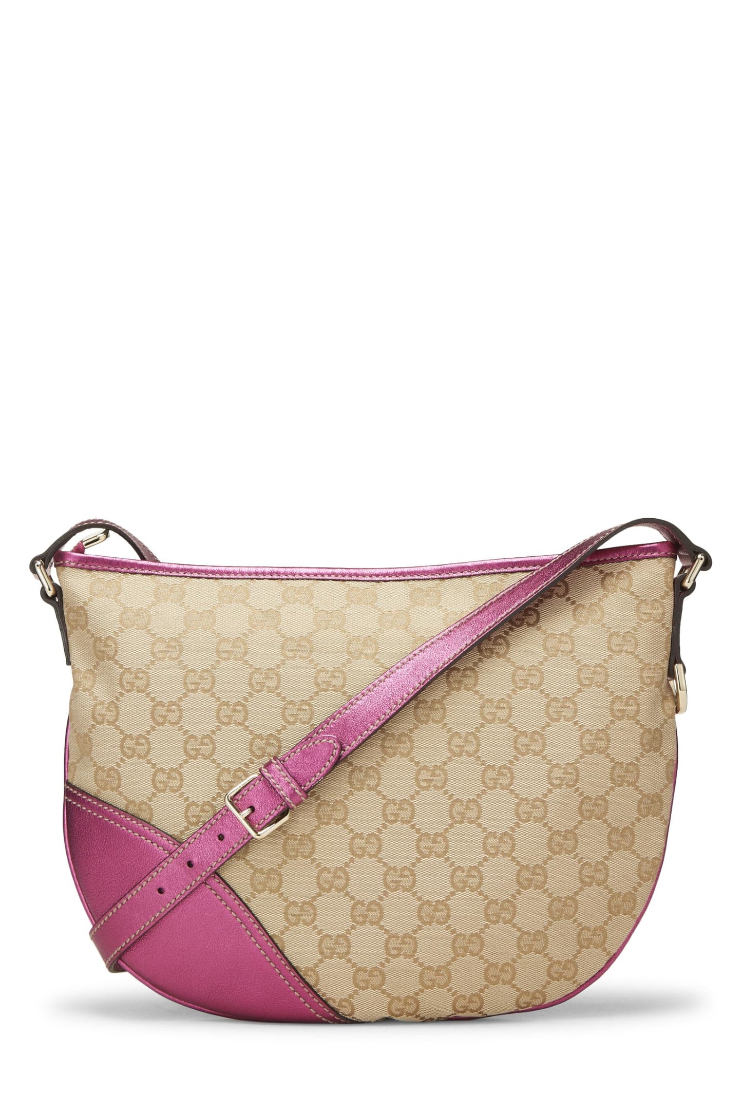 Gucci, Pink Original GG Canvas Britt Messenger, Pink