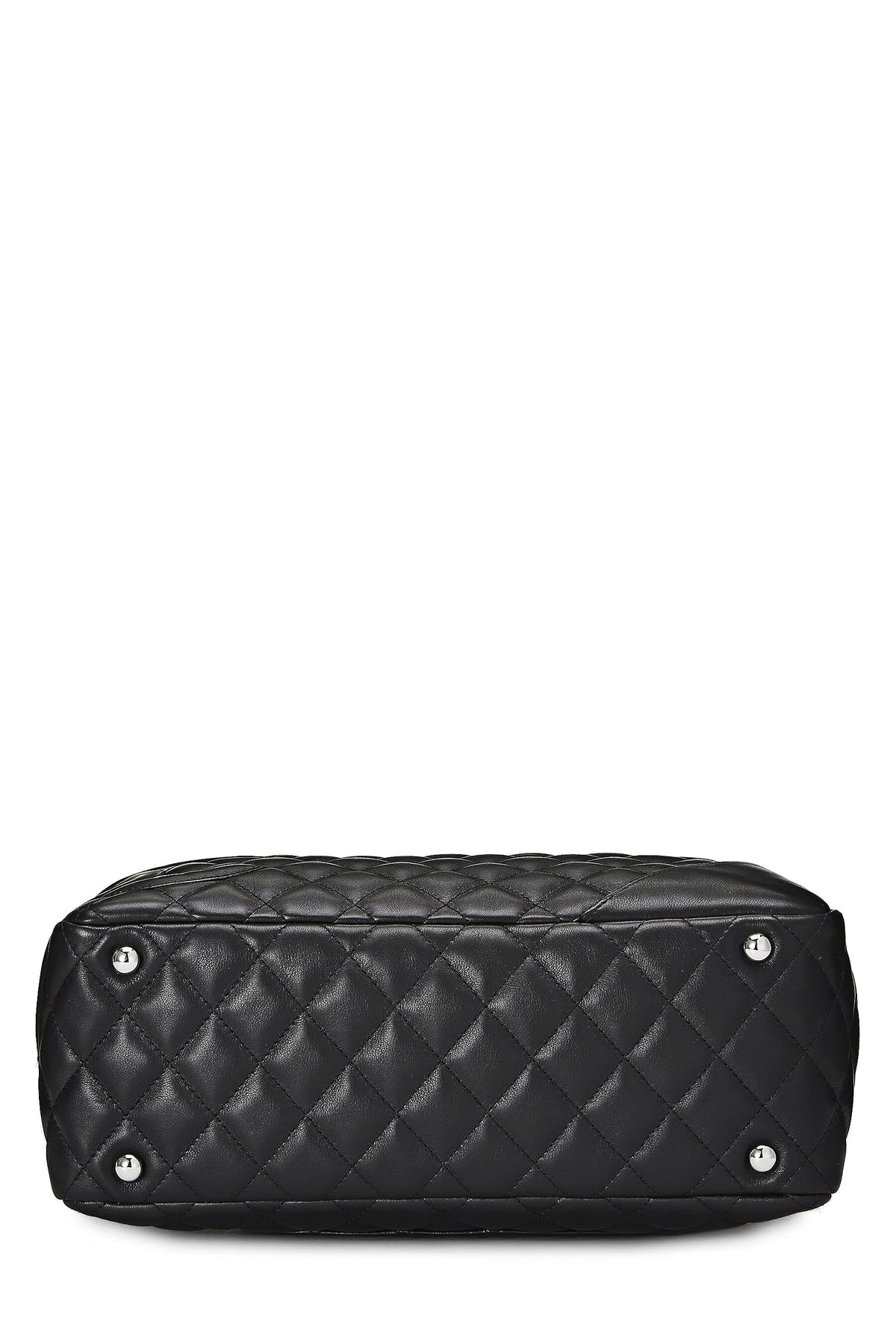 Chanel,  Black Calfskin Cambon Ligne Bowler, Black