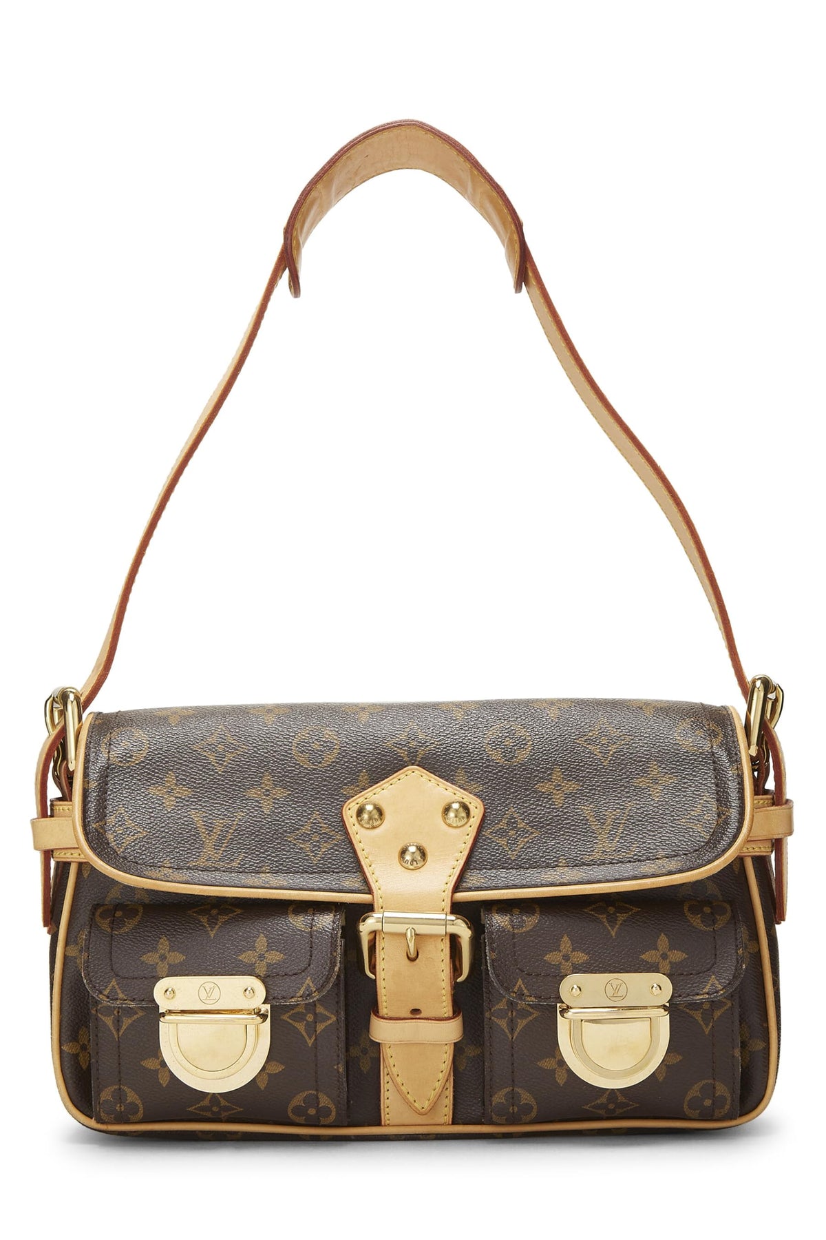 Louis Vuitton,  Monogram Canvas Hudson PM, Brown