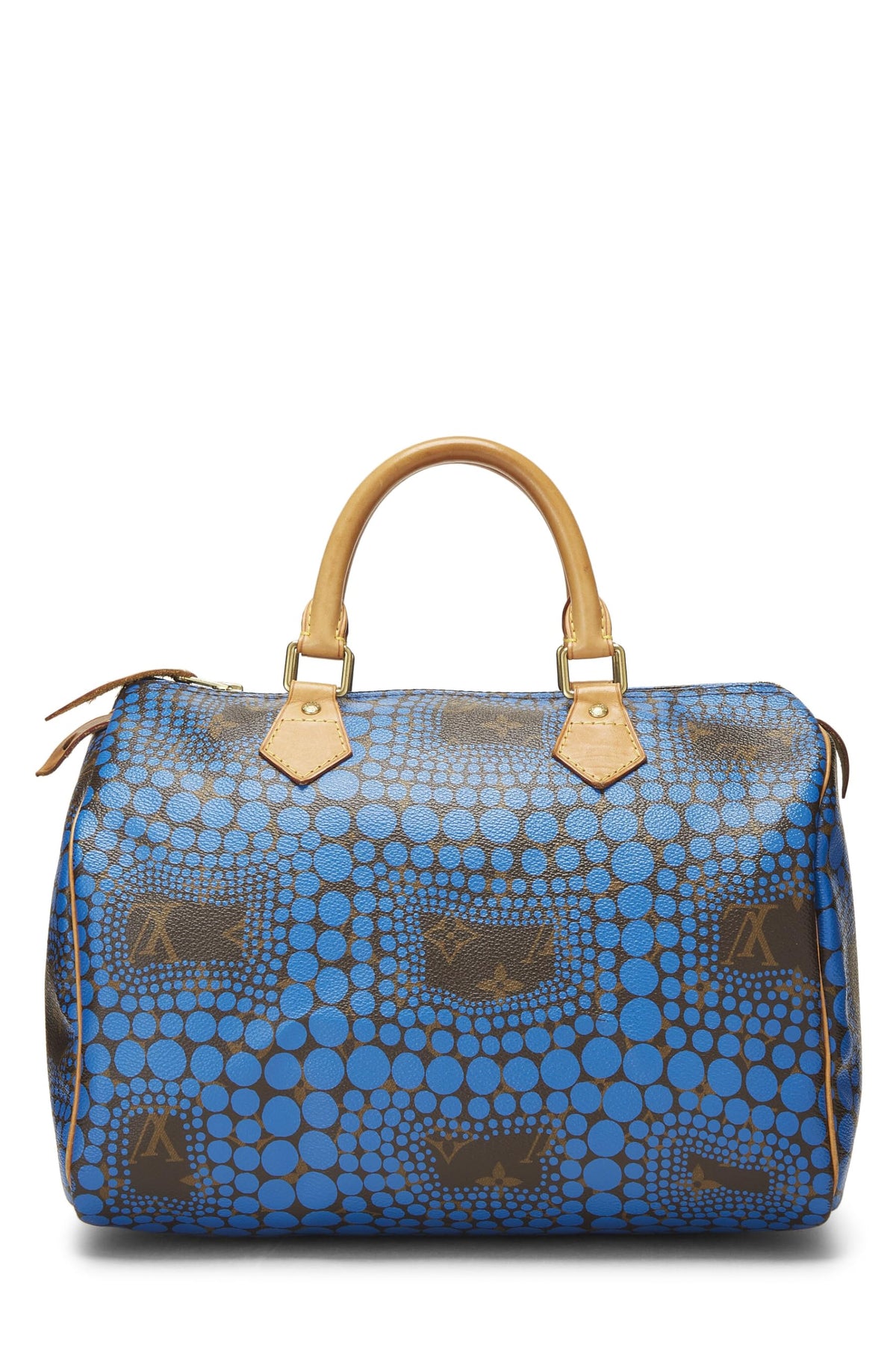 Louis Vuitton,  Yayoi Kusama x Louis Vuitton Blue Monogram Dots Infinity Speedy 30, Blue