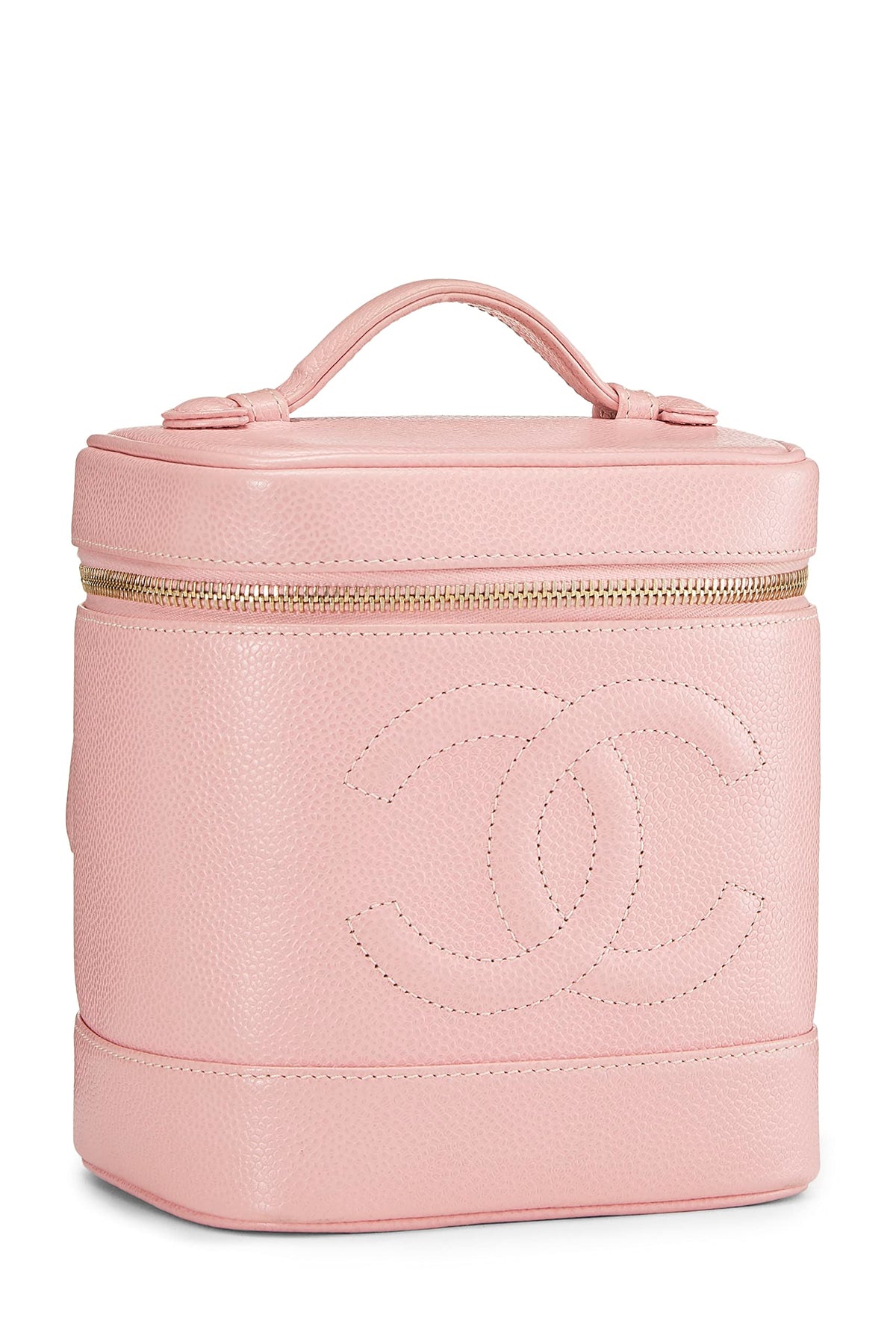 CHANEL,  Caviar Timeless Vanity, Pink