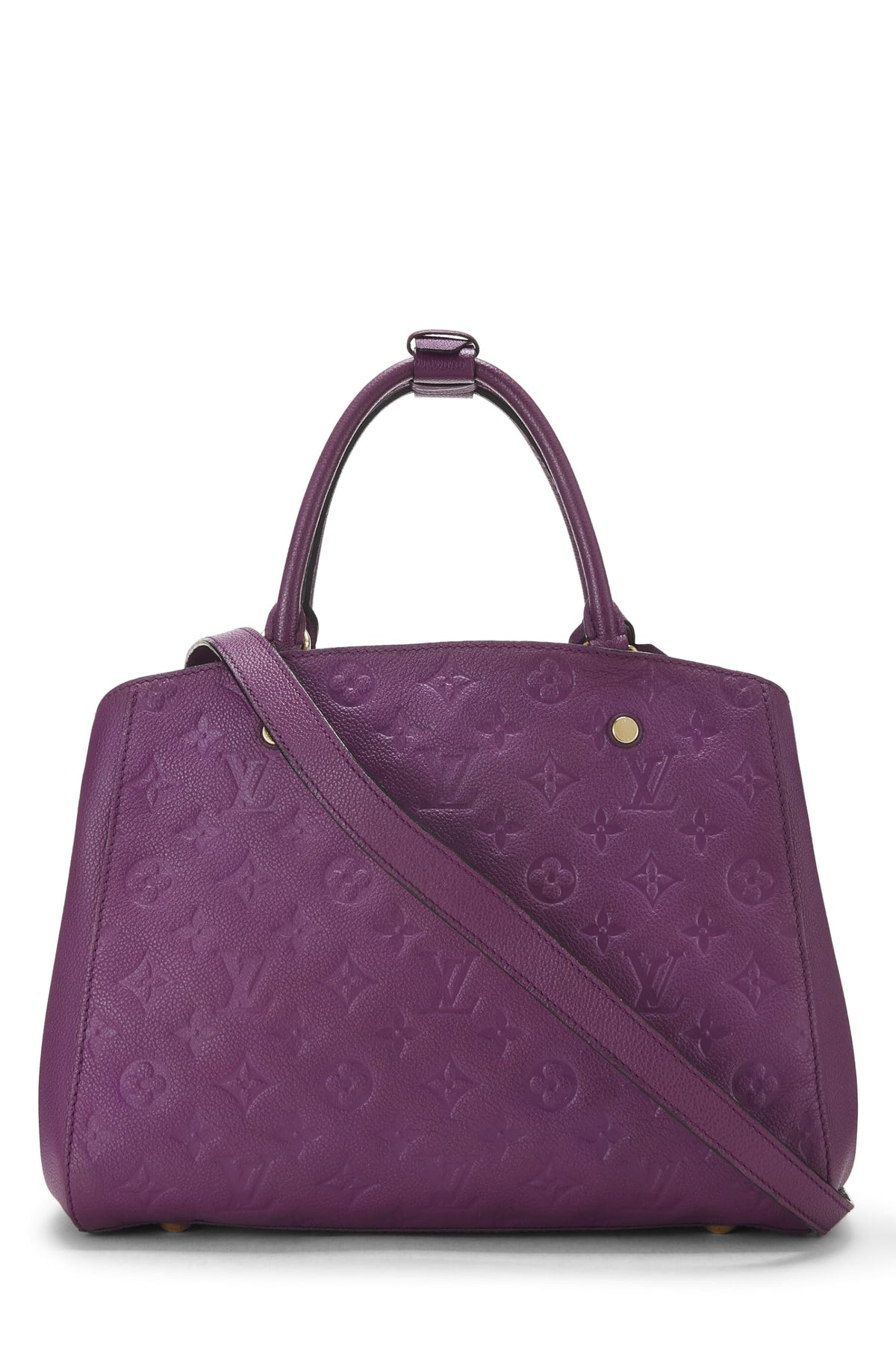 Louis Vuitton,  Amytheste Monogram Empreinte Montaigne MM, Purple