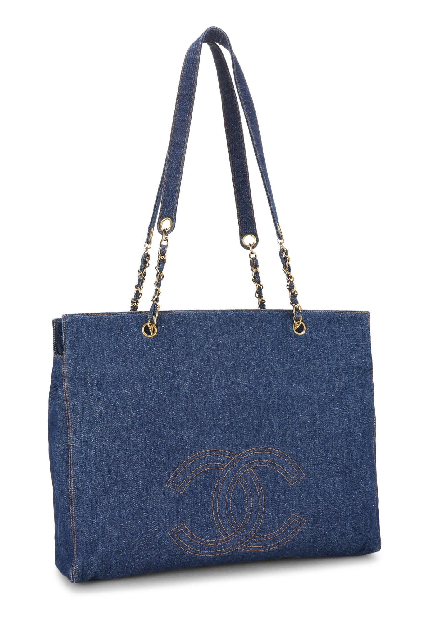 Chanel,  Blue Denim Timeless 'CC' Tote, Blue