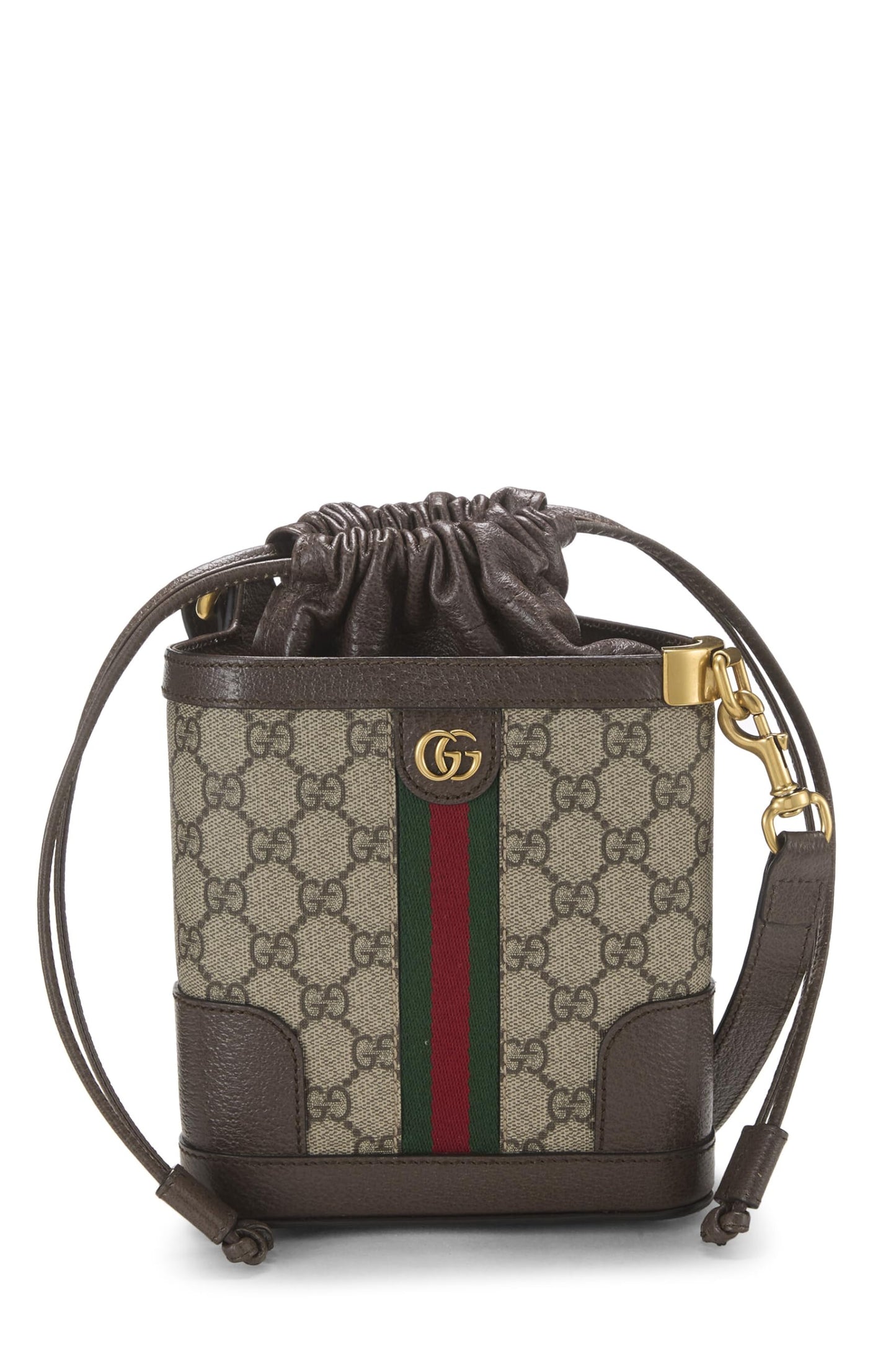 Gucci, Original GG Supreme Canvas Ophidia Bucket Bag Small, Brown