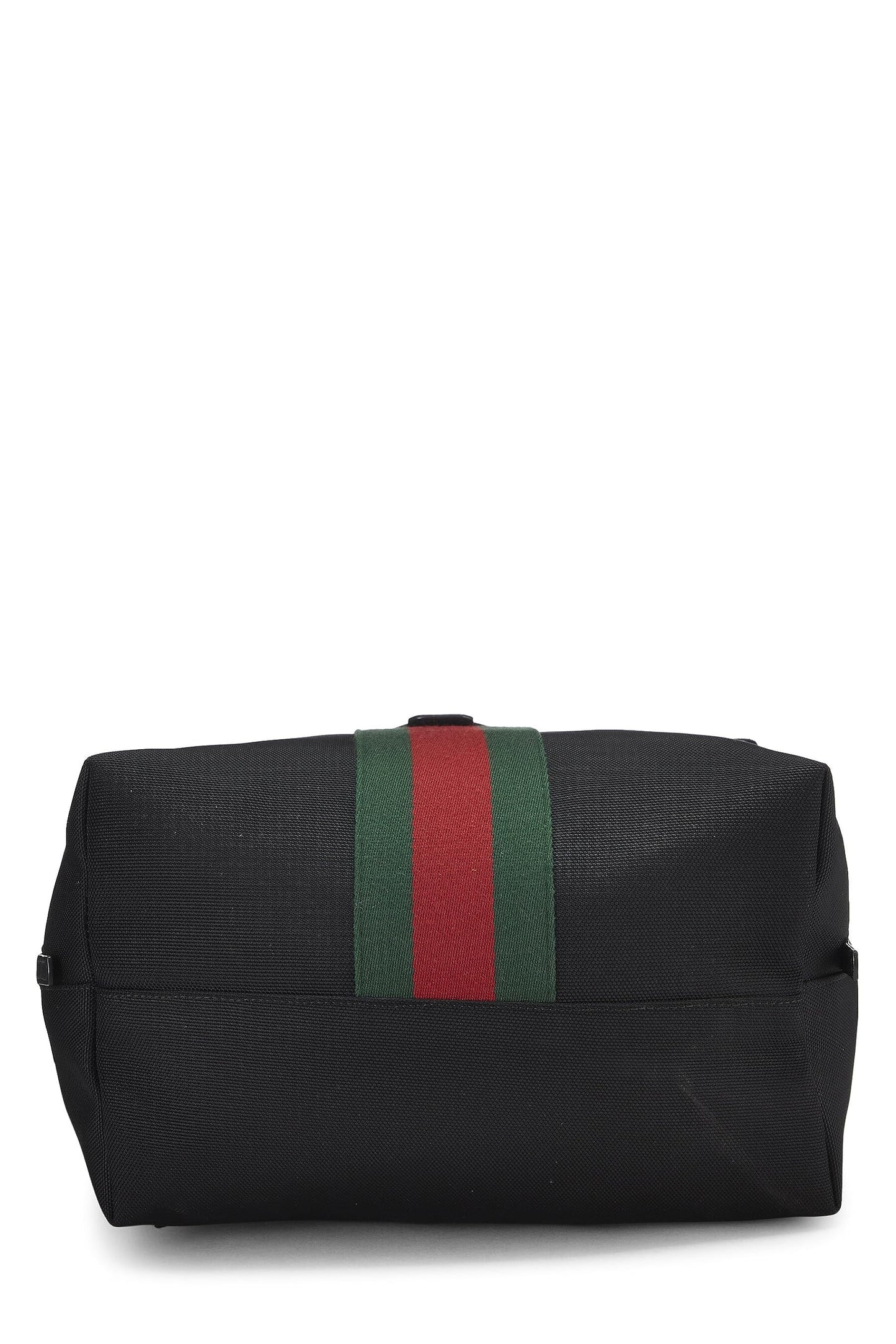 Gucci, Black Techno Canvas Web Backpack, Black