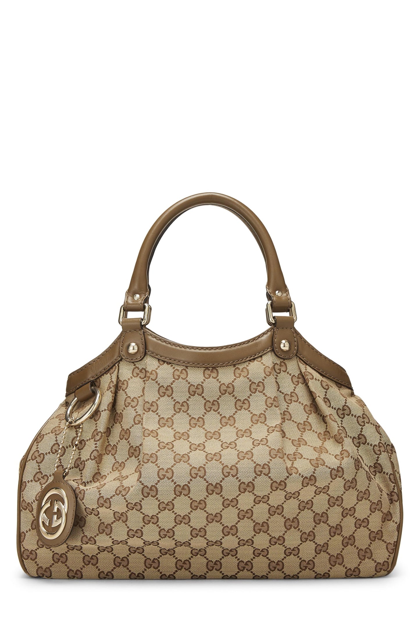 Gucci, Original GG Canvas Sukey Tote, Green
