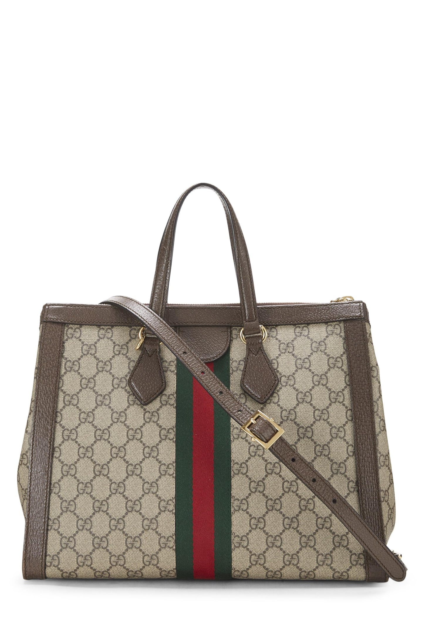 Gucci, Original GG Supreme Canvas Ophidia Tote Medium, Brown