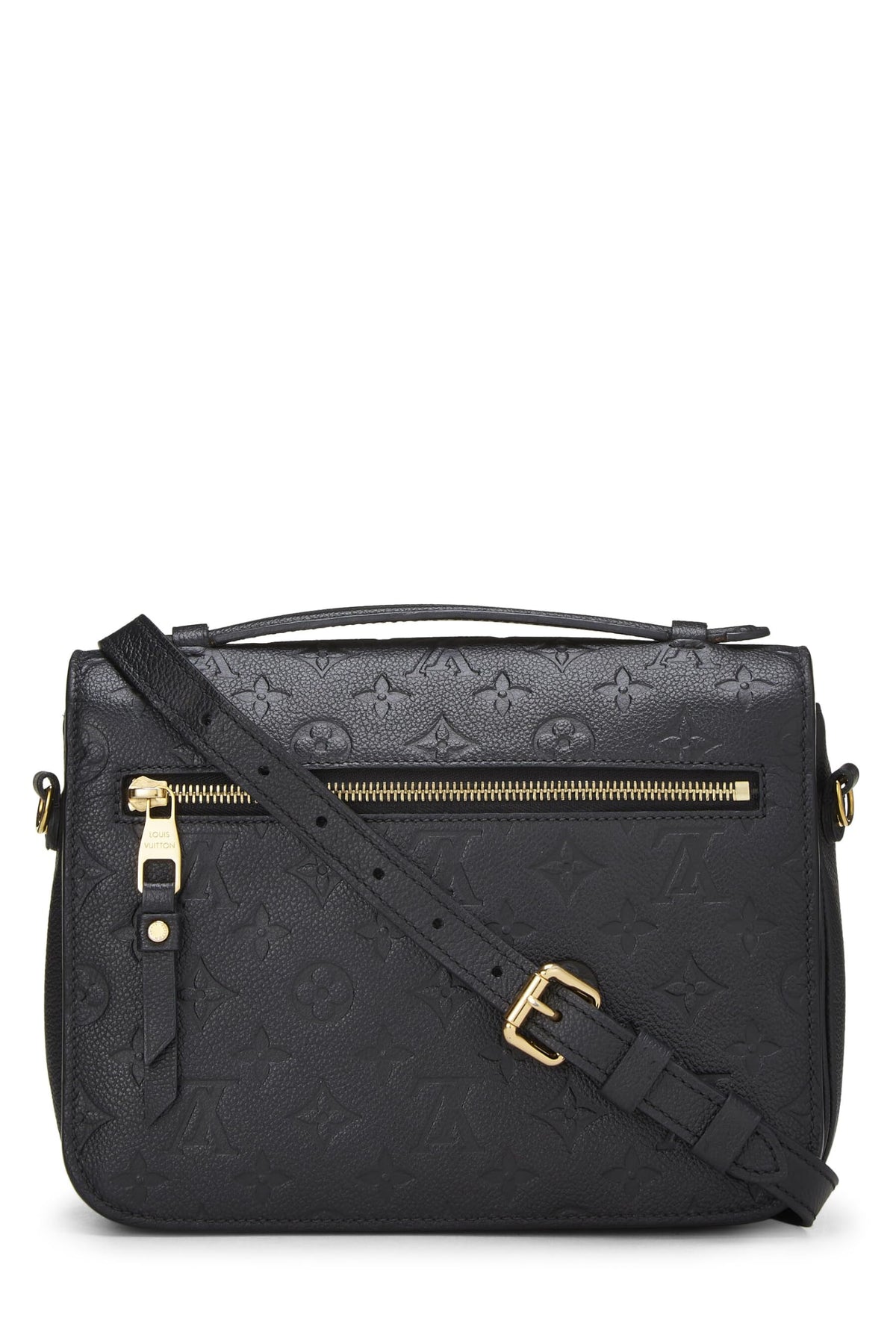 Louis Vuitton,  Black Monogram Empreinte Metis, Black