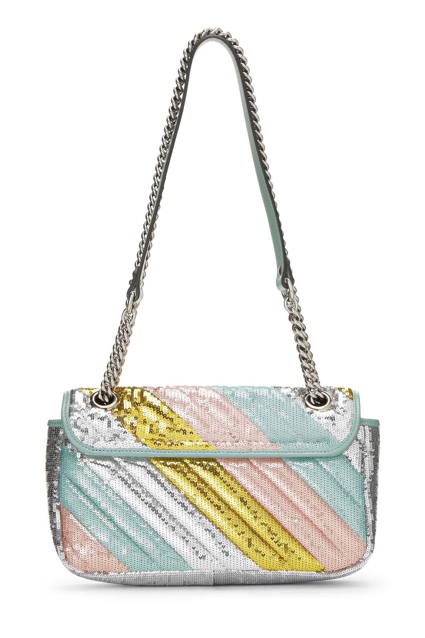 Gucci, Multicolor GG Sequin Marmont Shoulder Bag Small, Multi