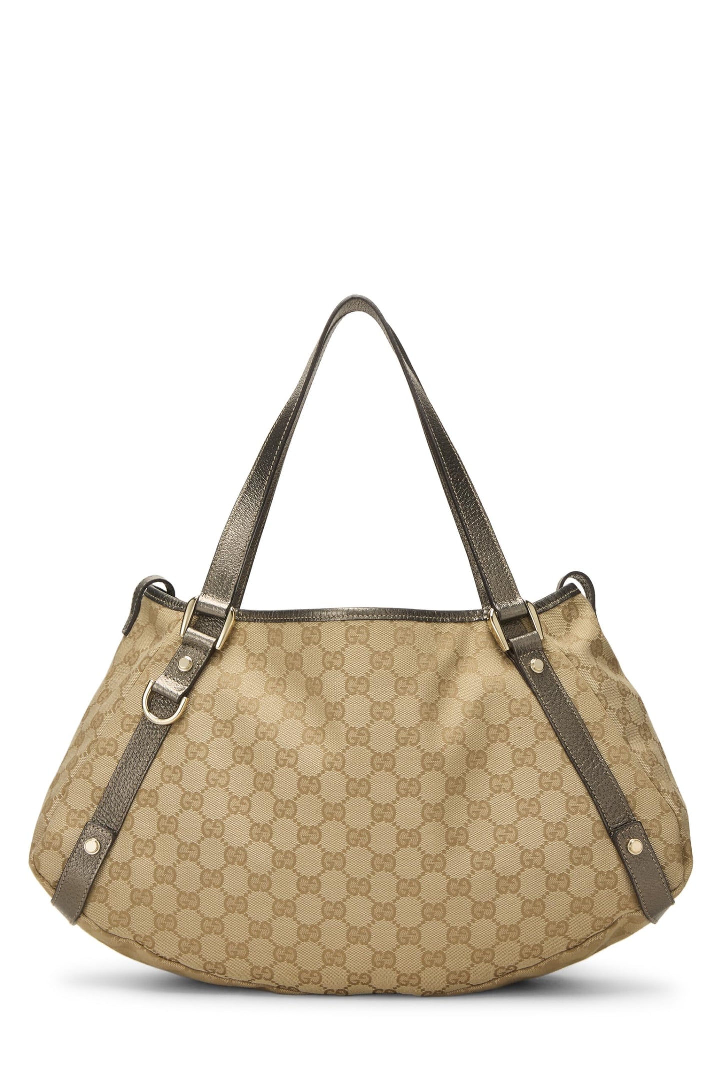 Gucci, Grey Original GG Canvas Abbey Tote, Grey