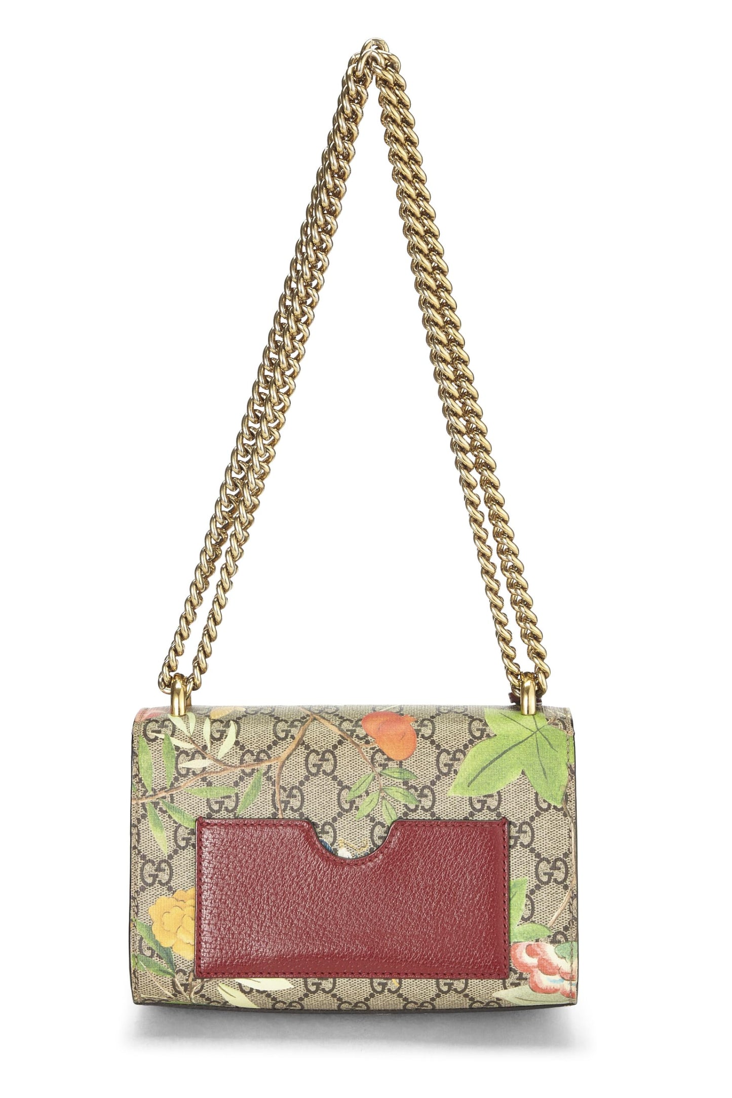 Gucci, Multicolor GG Supreme Tian Canvas Padlock Shoulder Bag Small, Multi