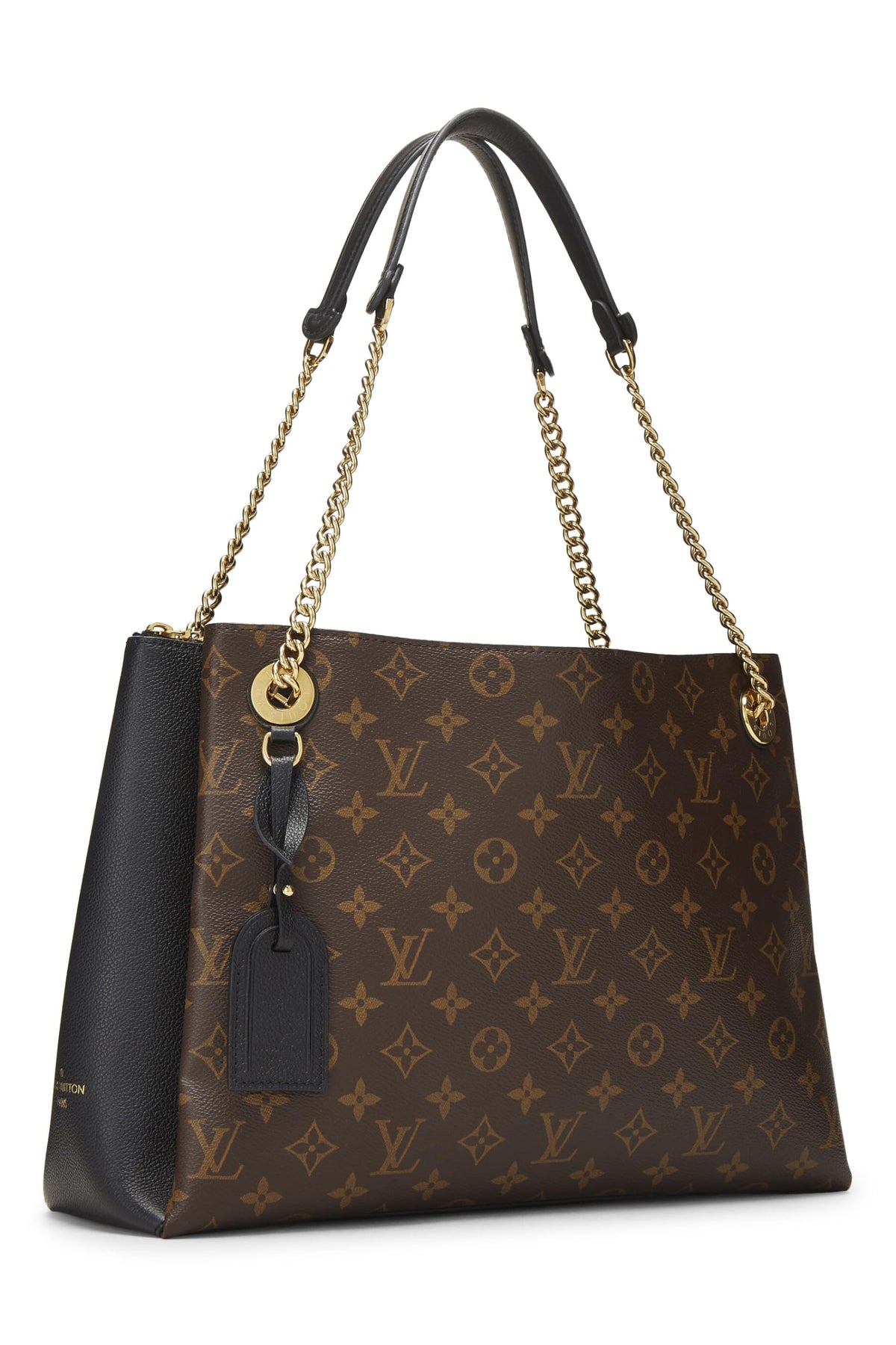 Louis Vuitton,  Black Monogram Canvas Surene MM, Black