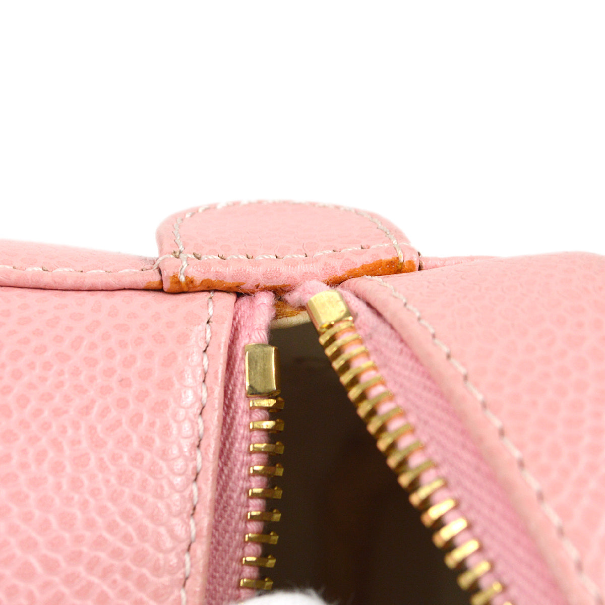 Chanel Pink Caviar Timeless Vanity Handbag