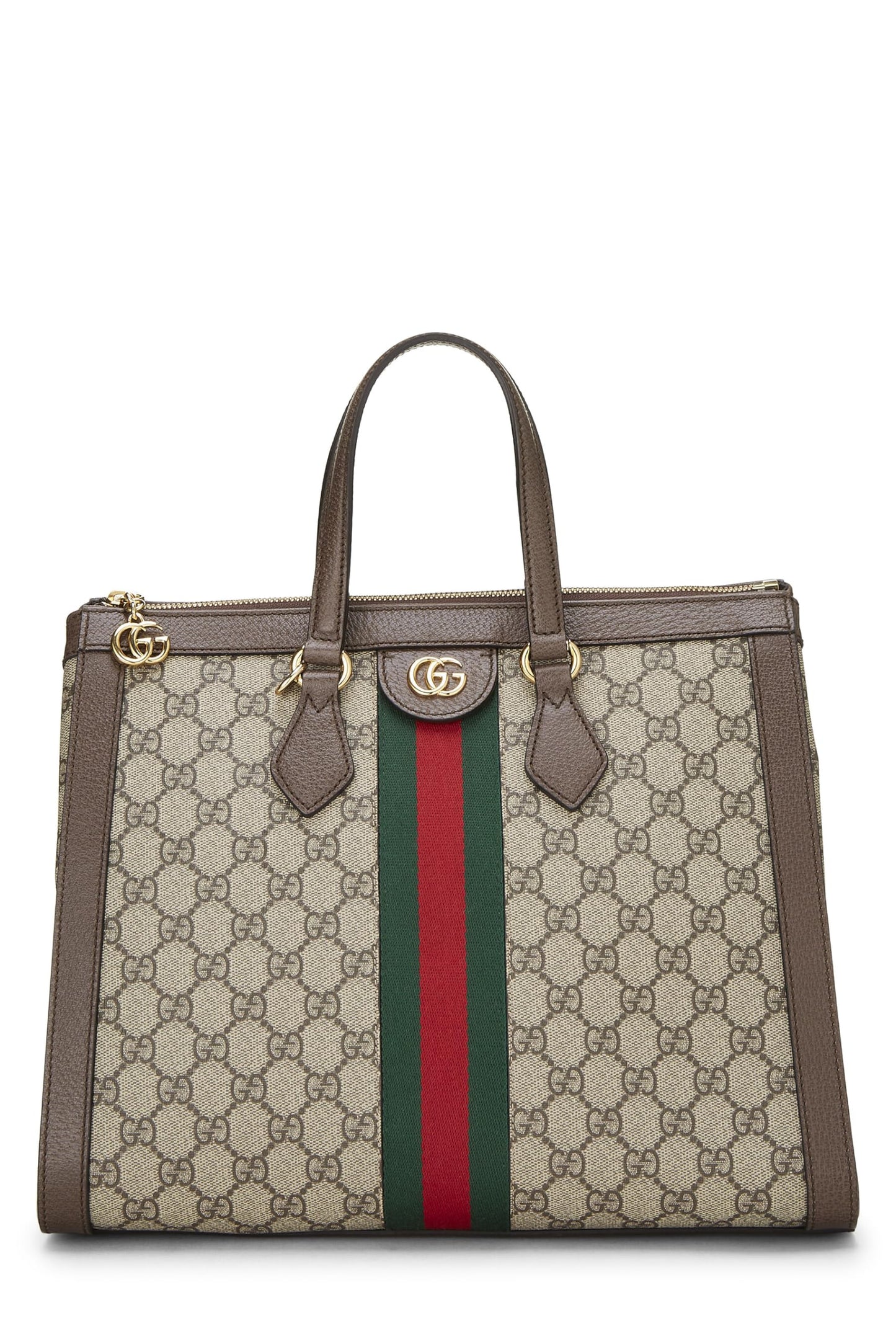 Gucci, Original GG Supreme Canvas Ophidia Tote Medium, Brown