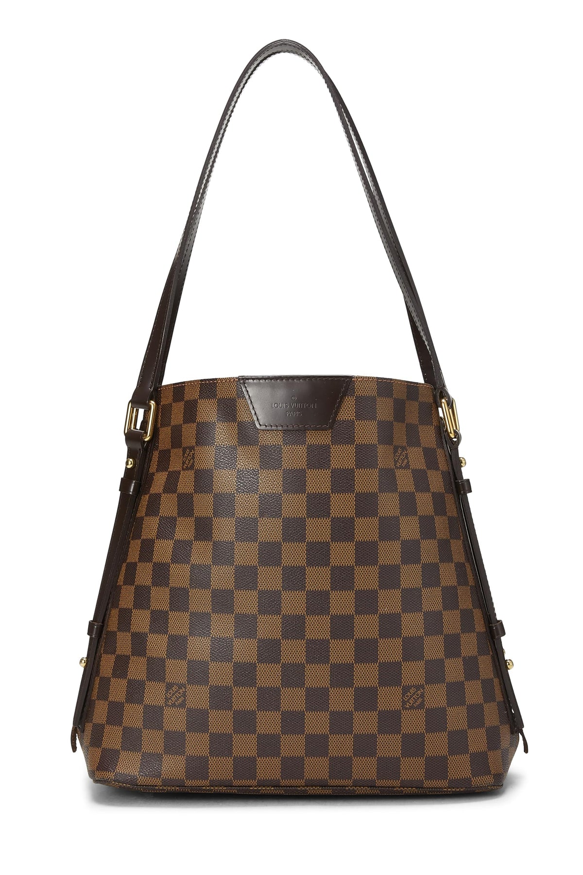 Louis Vuitton,  Damier Ebene Cabas Rivington, Brown