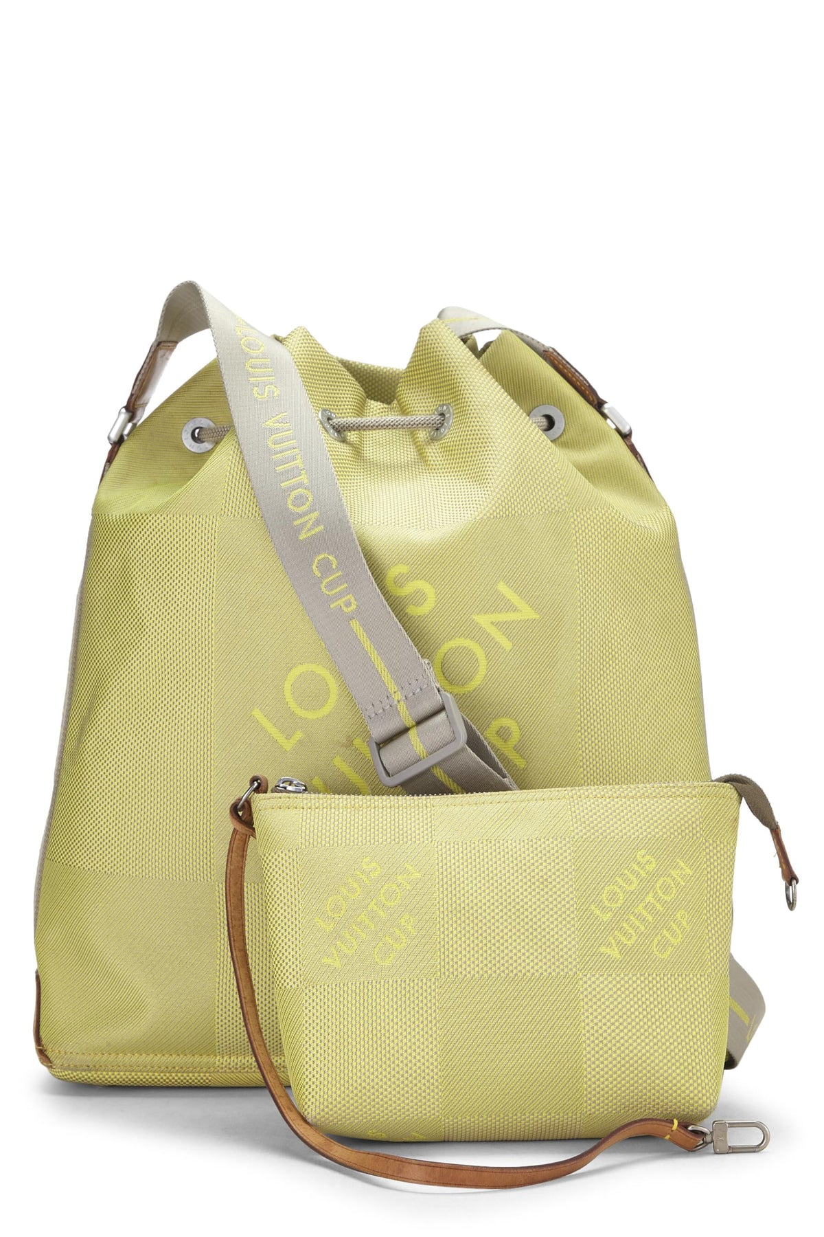 Louis Vuitton,  Yellow Damier Geant LV Cup Volunteer, Yellow