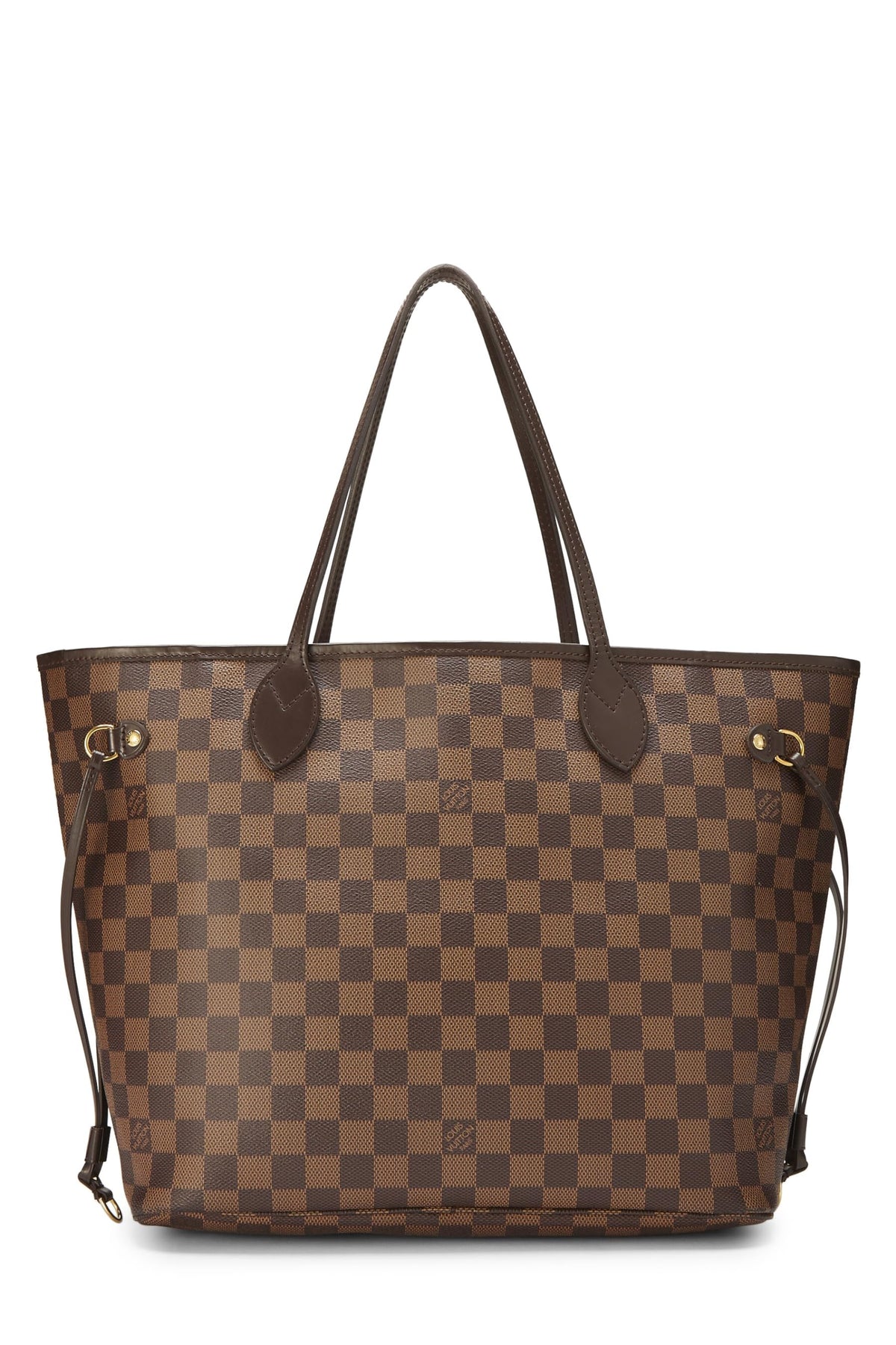 Louis Vuitton,  Damier Ebene Neverfull MM, Brown