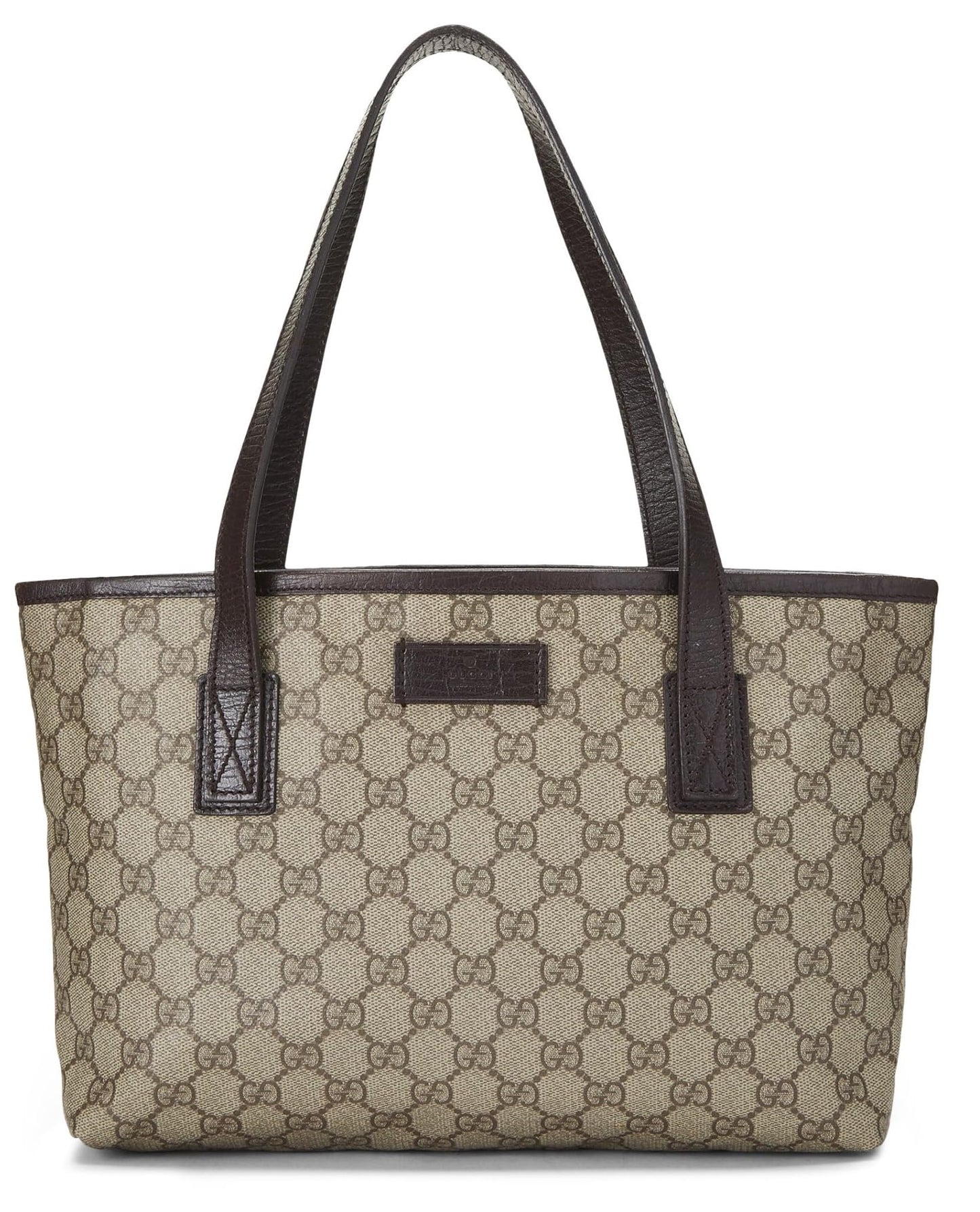 Gucci, Original GG Supreme Canvas Tote Small, Brown