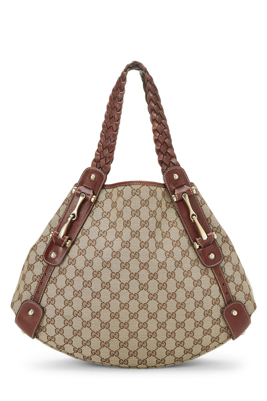 Gucci, Original GG Canvas Pelham Tote Large, Brown