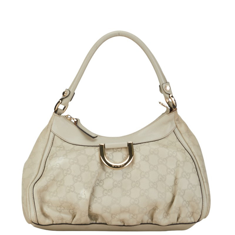 Gucci Abbey One-Shoulder Handbag 190525 Ivory White Leather  Gucci