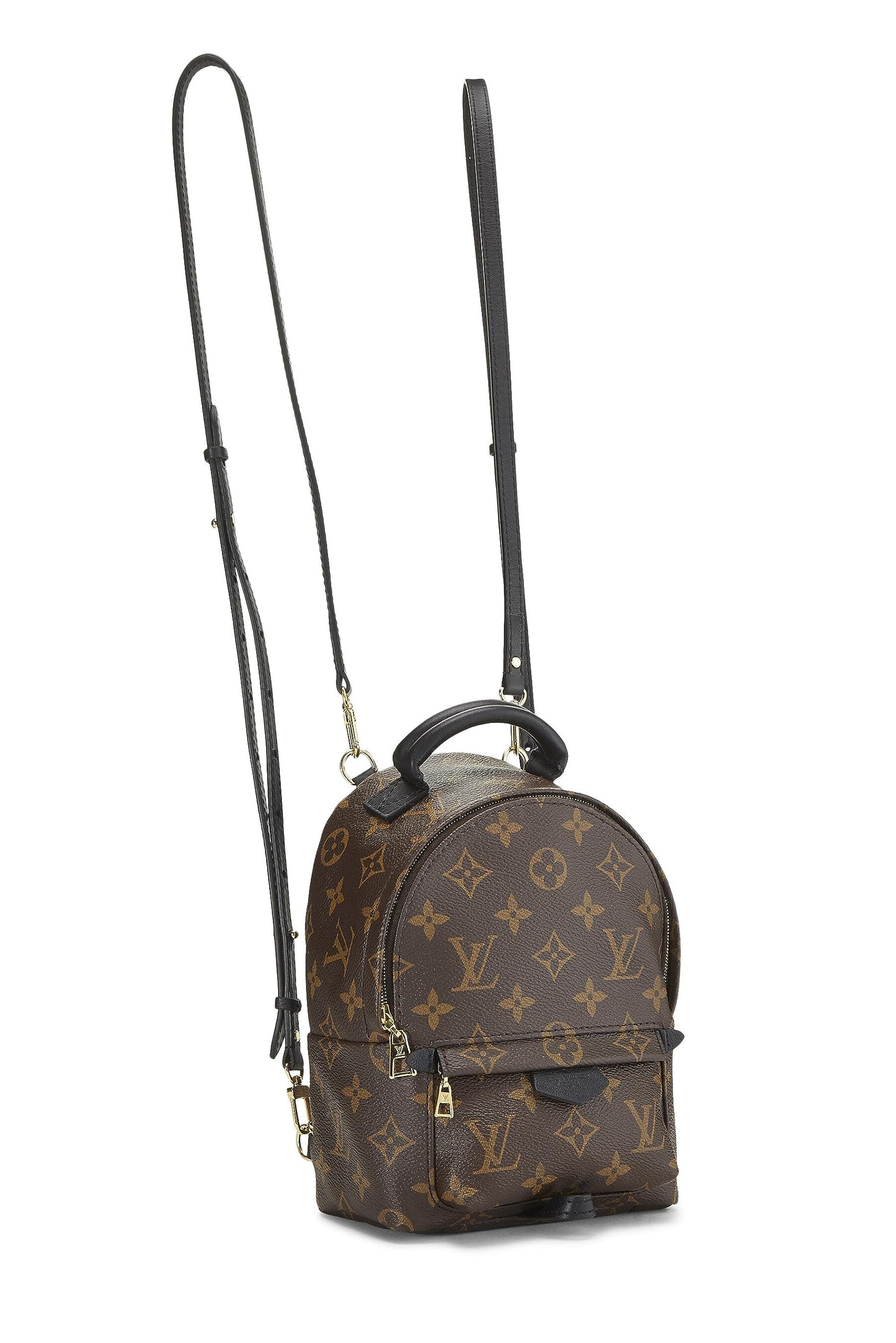 Louis Vuitton,  Monogram Canvas Palm Springs Backpack Mini, Brown
