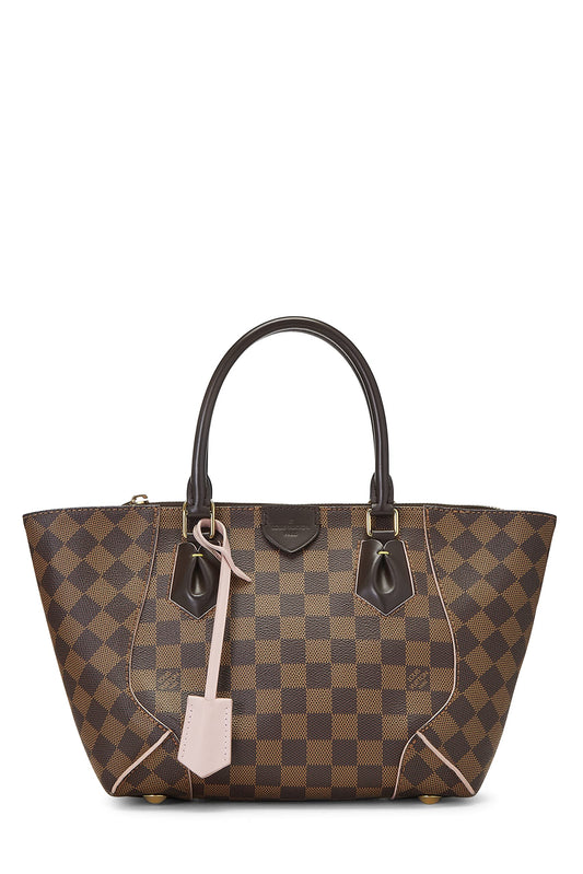 Louis Vuitton,  Damier Ebene Caissa Tote PM, Pink