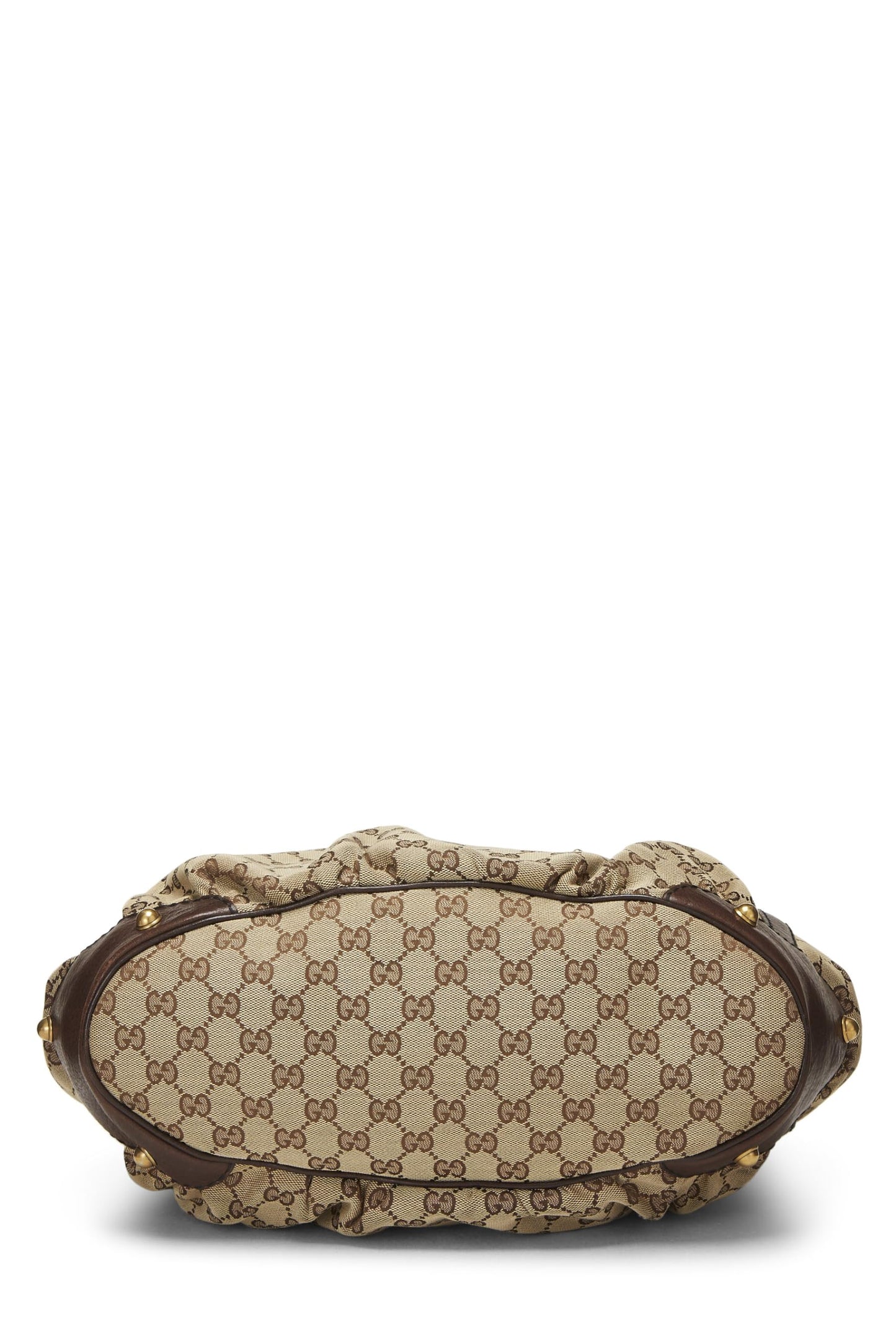 Gucci, Original GG Canvas Jockey Tote Large, Brown