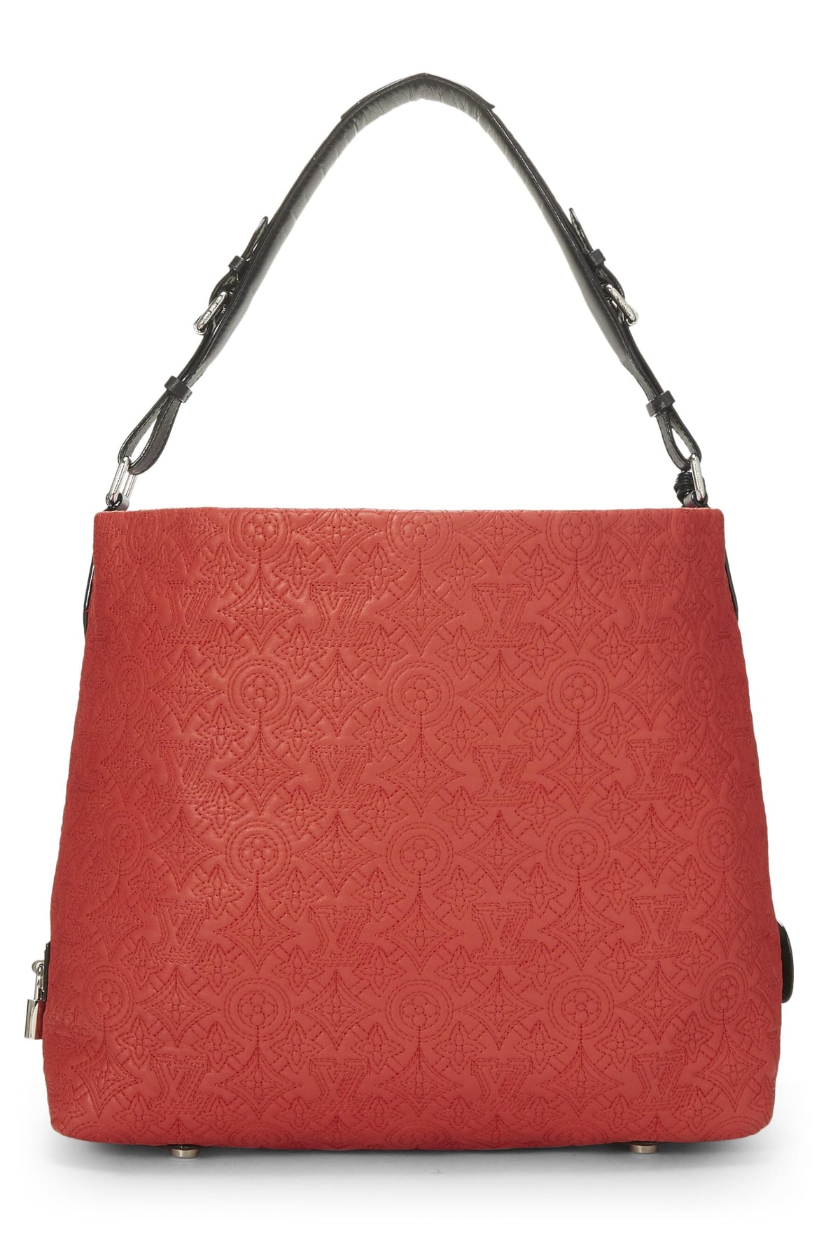 Louis Vuitton,  Red Monogram Antheia Leather Hobo PM, Red