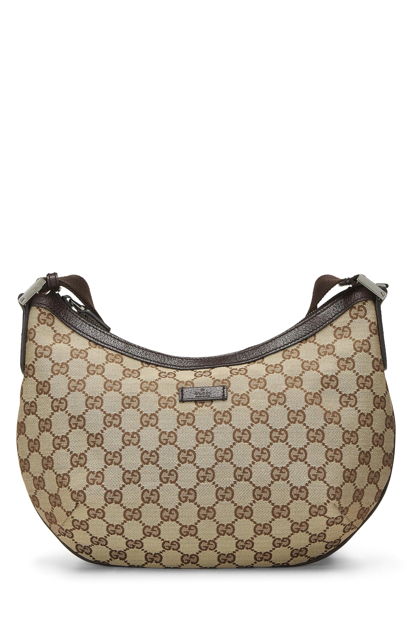 Gucci, Original GG Canvas Round Messenger, Brown