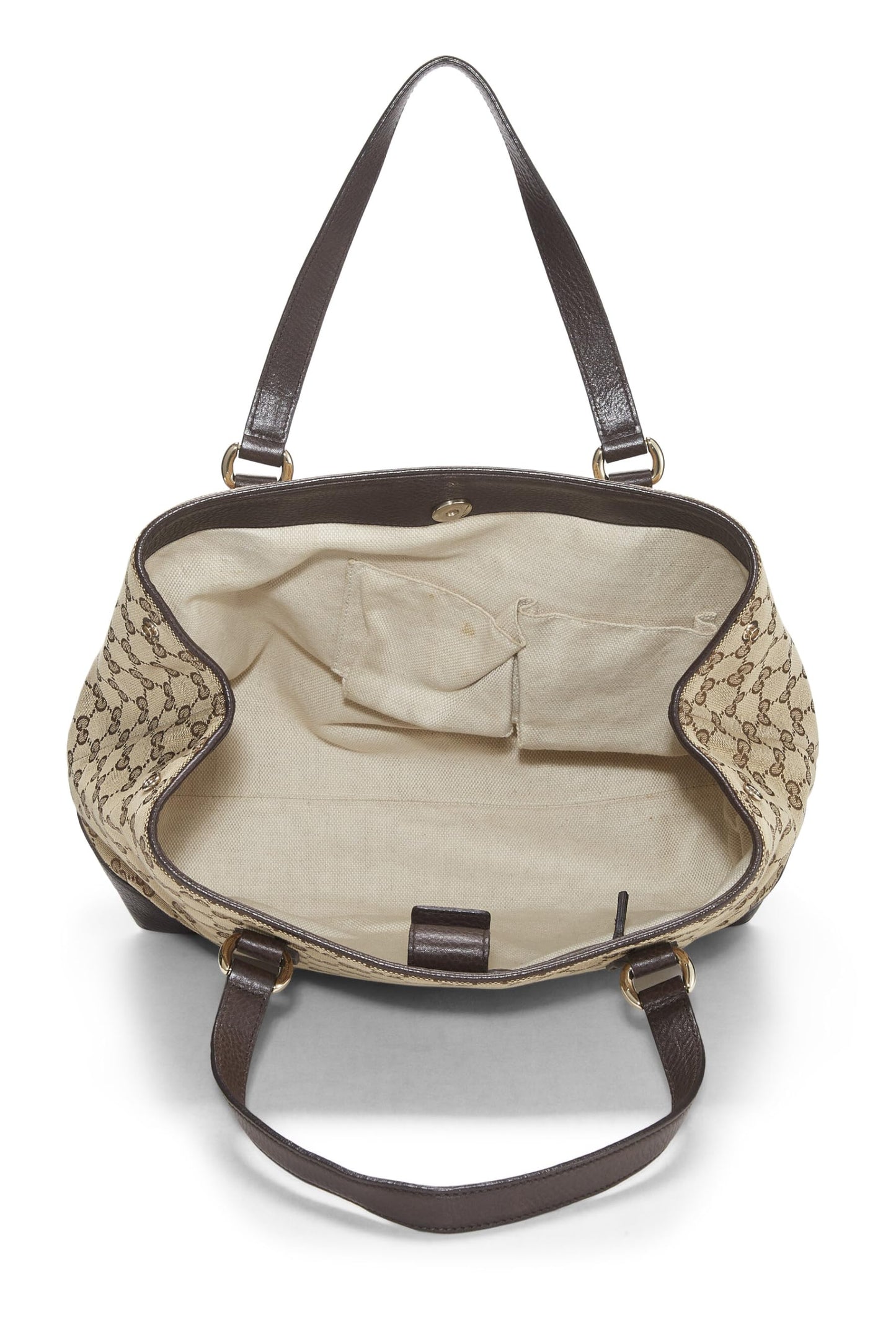 Gucci, Original GG Canvas Dressage Tote Bag, Brown