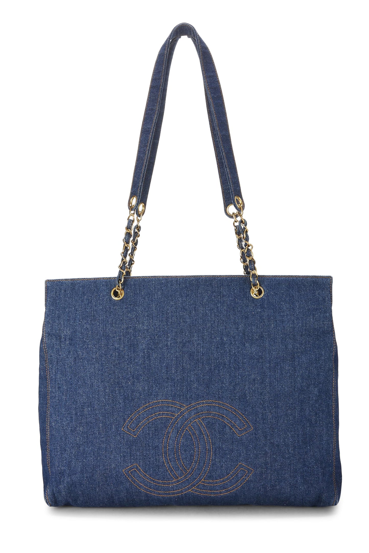 Chanel,  Blue Denim Timeless 'CC' Tote, Blue