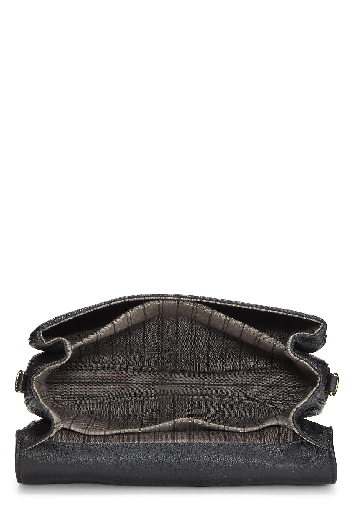 Louis Vuitton,  Black Monogram Empreinte Metis, Black